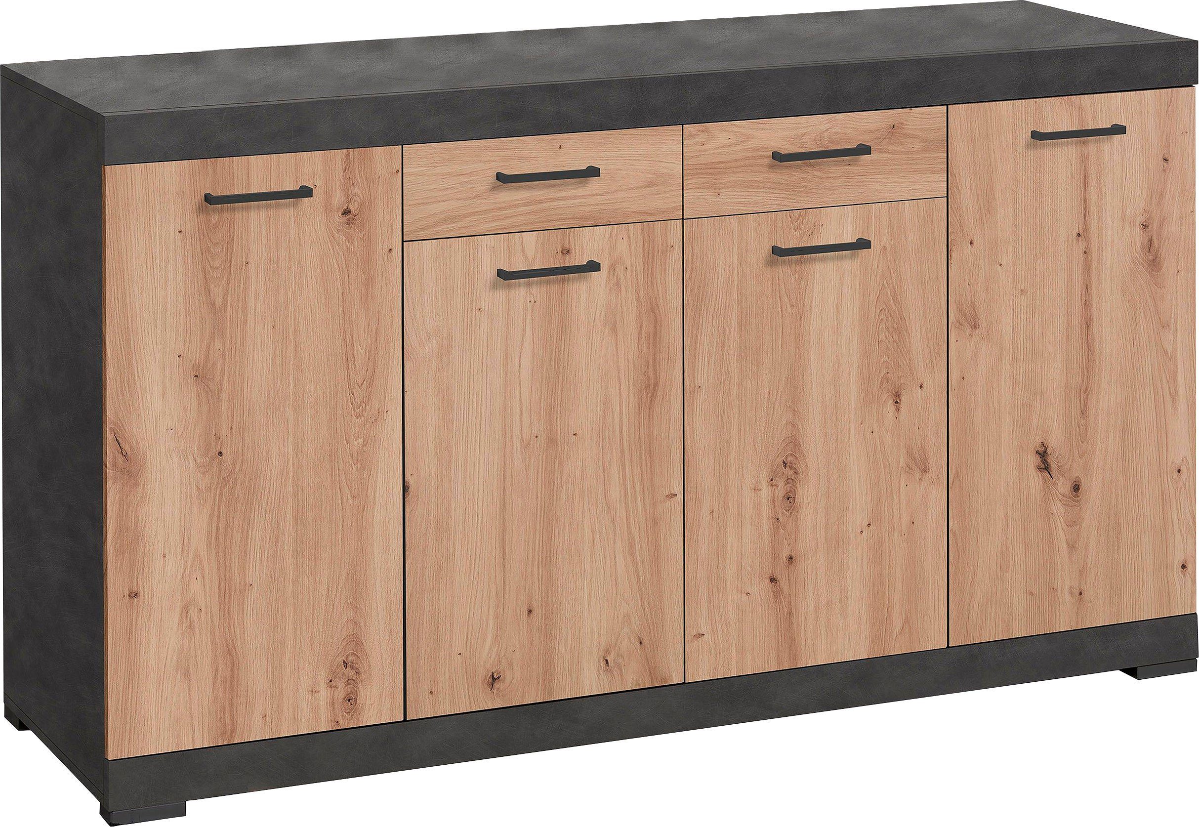 FMD Kast BRISTOL Breedte 160 cm dressoirs bruin