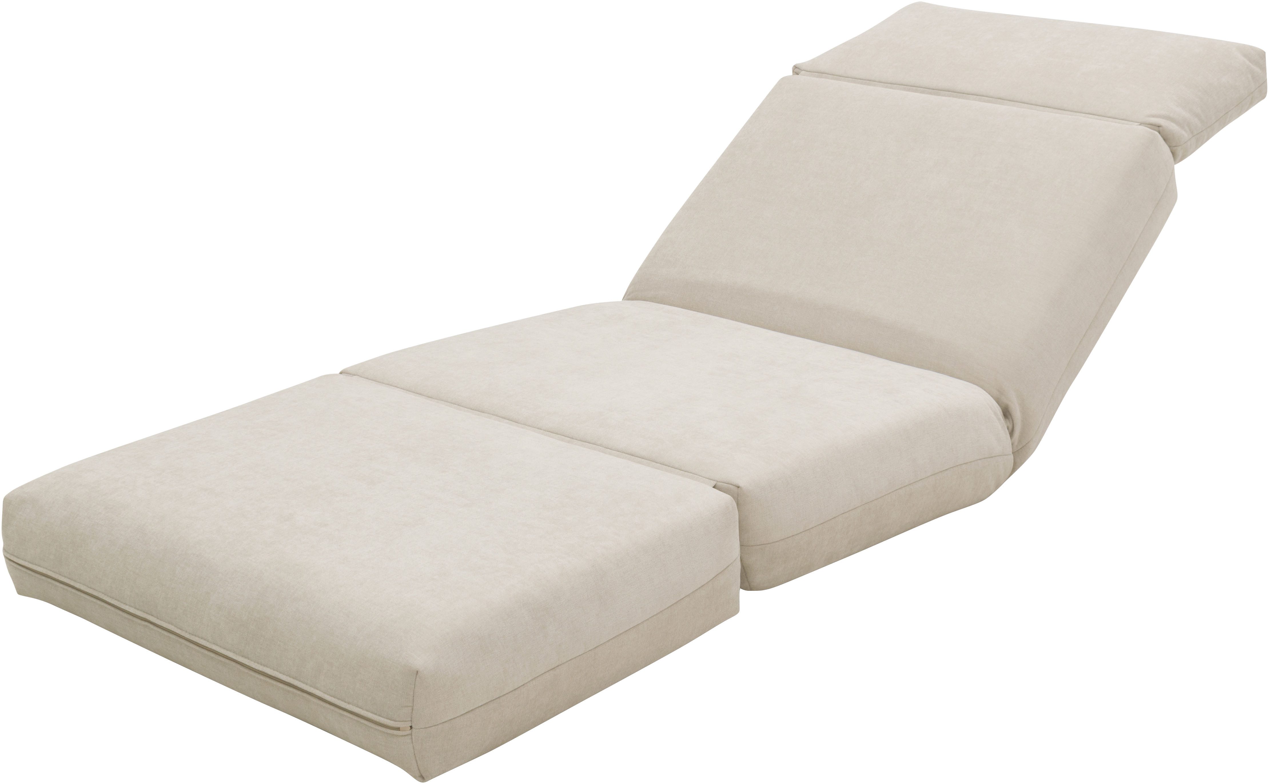LeGer Home by Lena Gercke Fauteuil Amara Slaapstoel uitklapbaar, bedstoel, met rastering