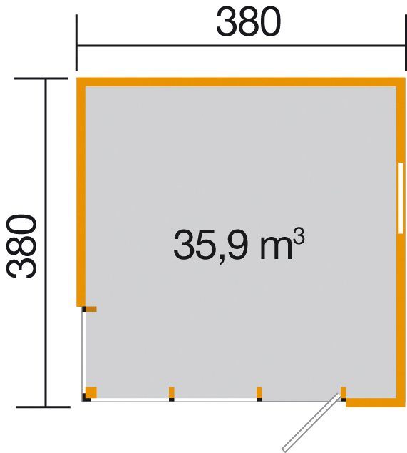 weka Tuinhuisje WekaLine 412 mt. 2