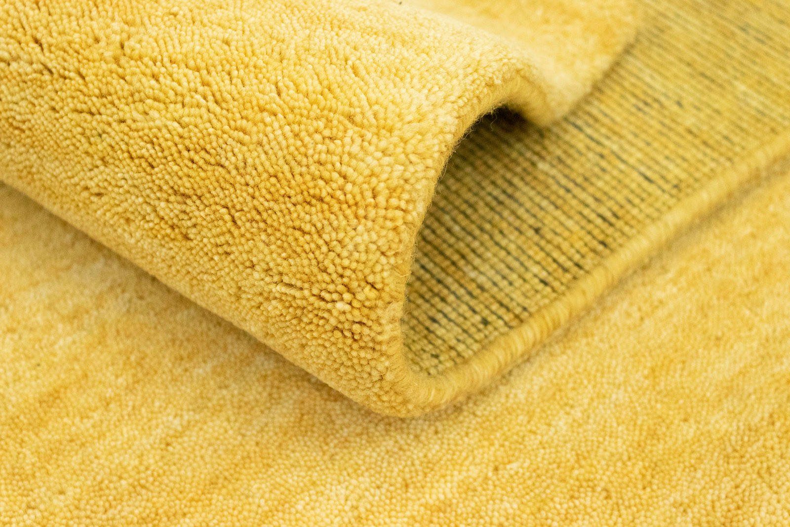 morgenland Wollen kleed Uni - Gabbeh tapijt - Softy Gabbeh look, uni kleuren, 100% wol, zeer zachte pool, woonkamer