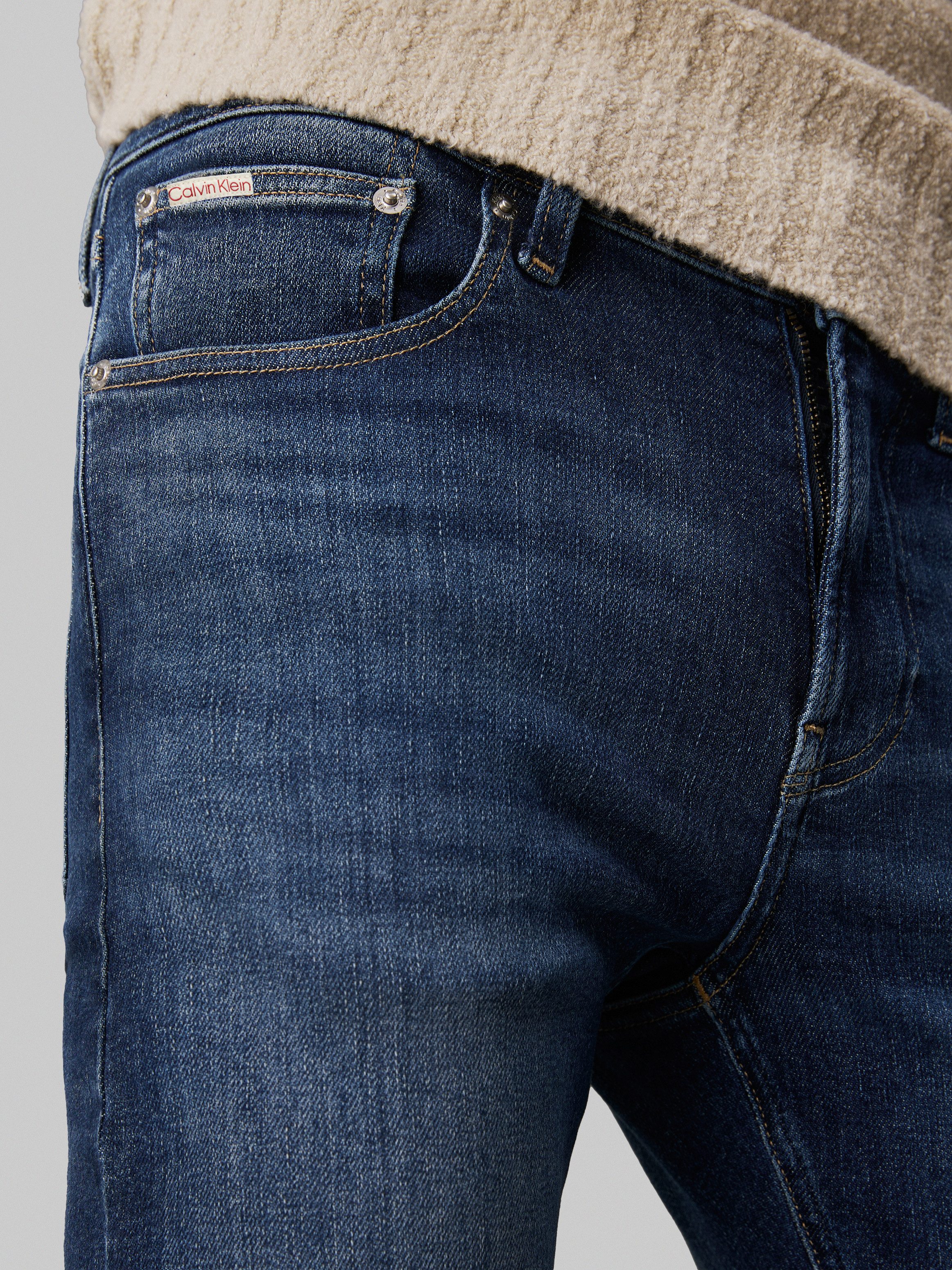 Calvin Klein Skinny fit jeans Skinny in 5-pocketsstijl