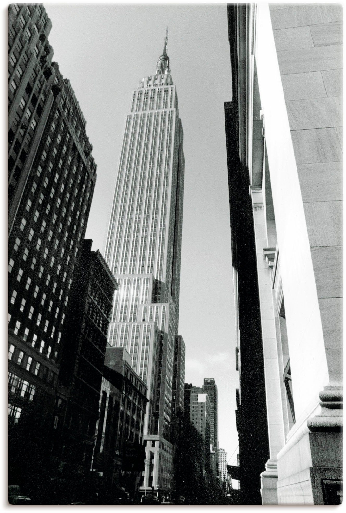 Artland Artprint Empire State Building II in vele afmetingen & productsoorten - artprint van aluminium / artprint voor buiten, artprint op linnen, poster, muursticker / wandfolie o