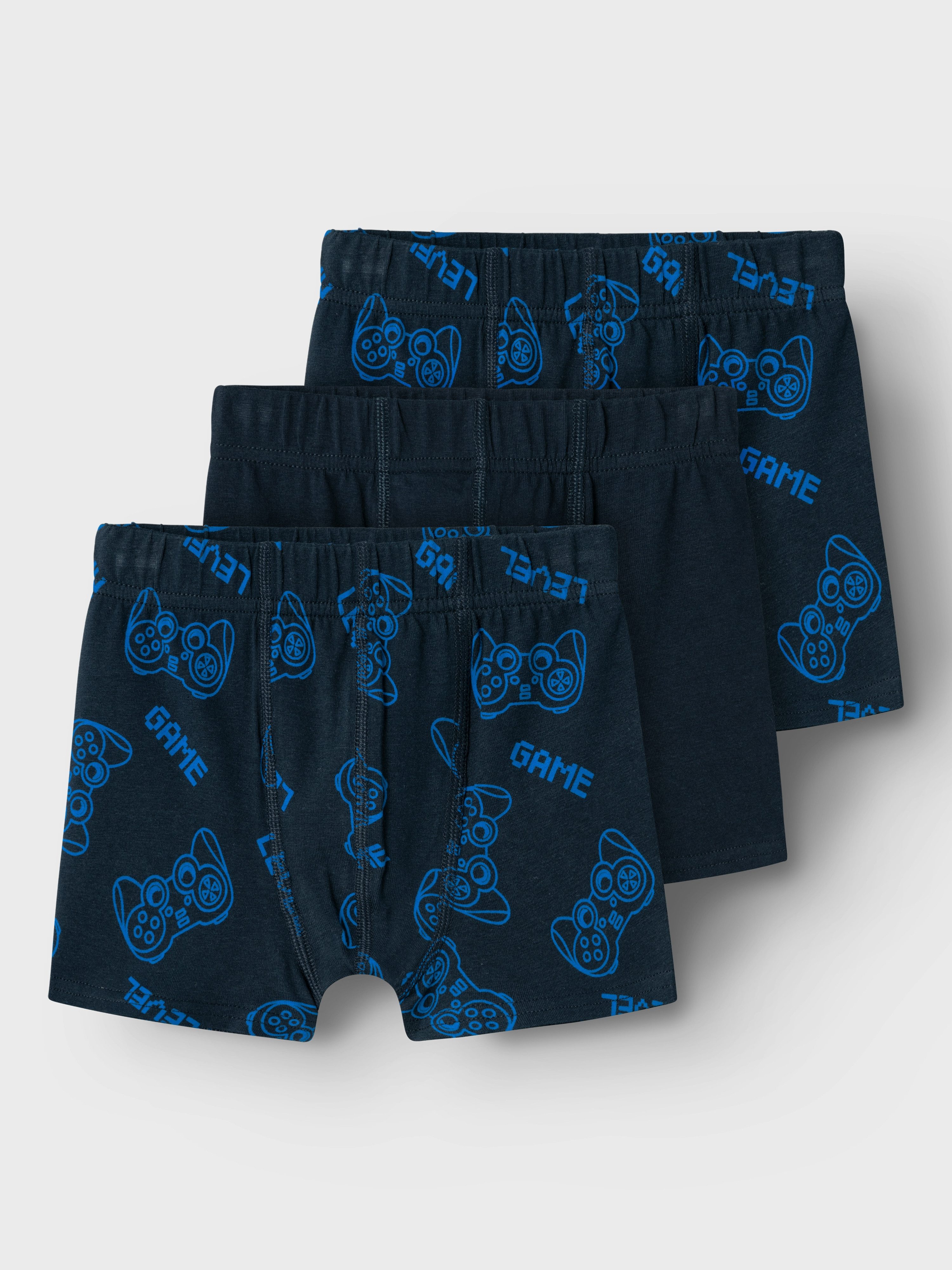 Name It Trunk NMMTIGHTS 3P DARK SAPPHIRE GAMER NOOS (set, 3 stuks)