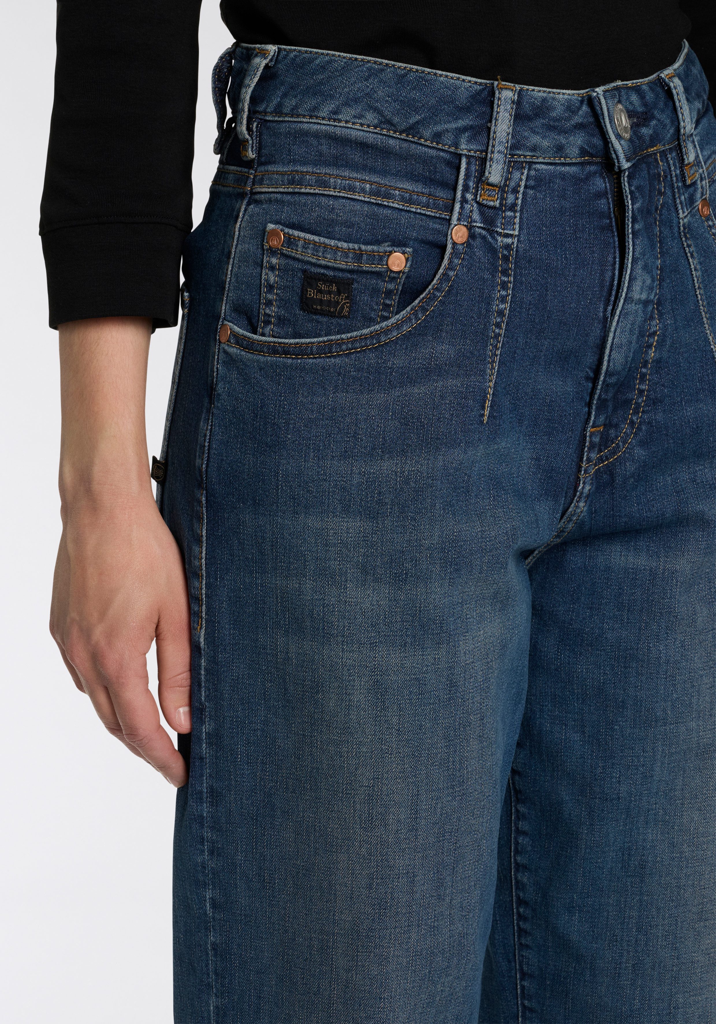 Herrlicher High-waist jeans BROOKE ORGANIC DENIM
