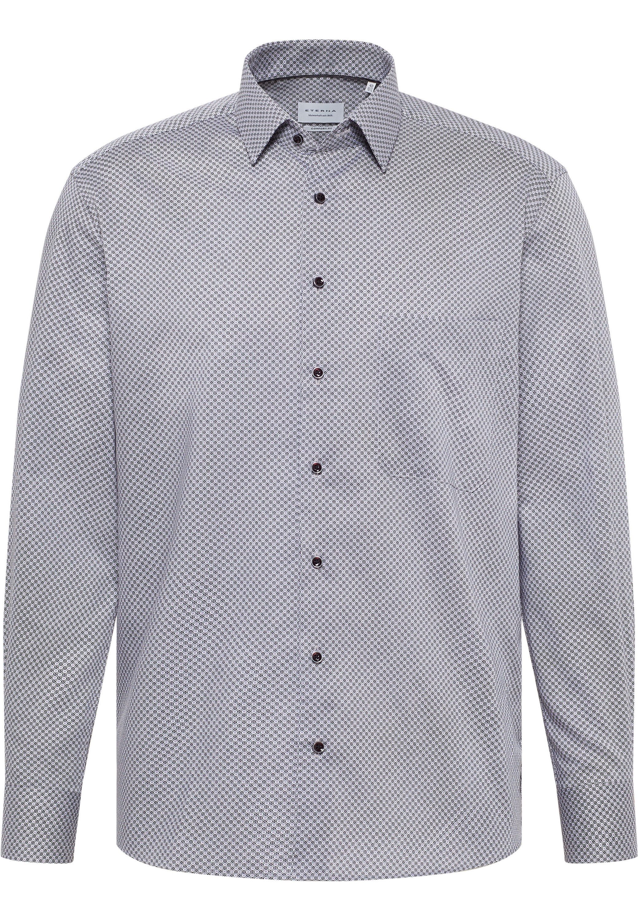 Eterna Overhemd met lange mouwen Comfort fit NON IRON (strijkvrij)