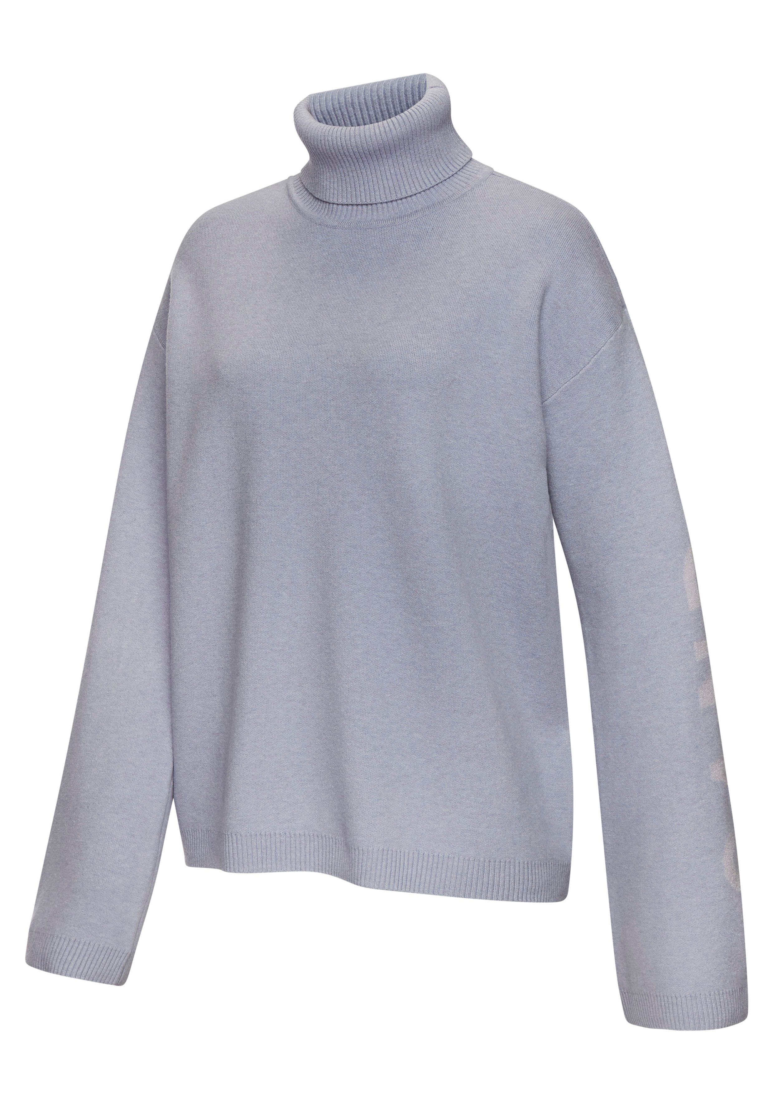 Elbsand Sweater Coltrui van zachte brei loungewear
