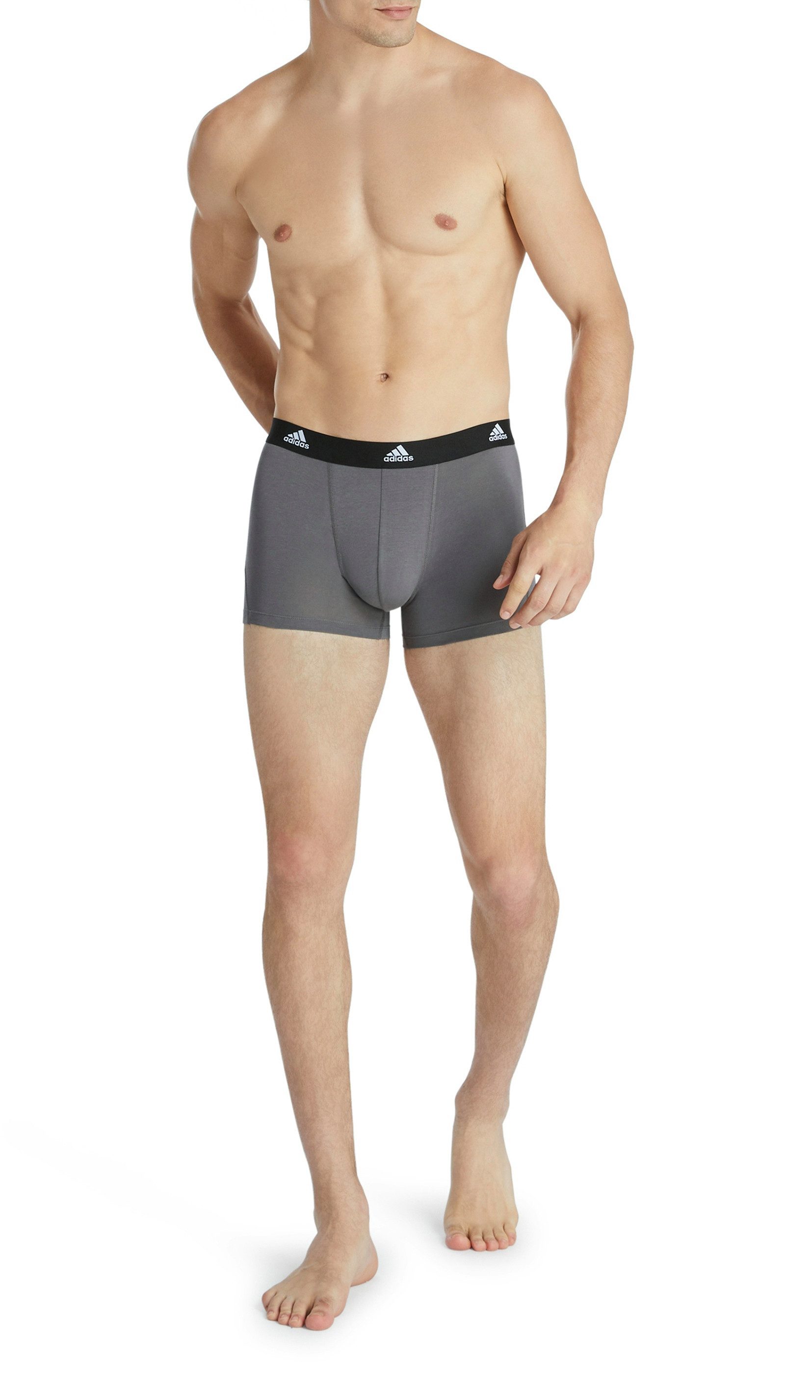 adidas Sportswear Boxershort "Active Flex Cotton" met zachte naadverwerking en tonale logo (3 stuks)