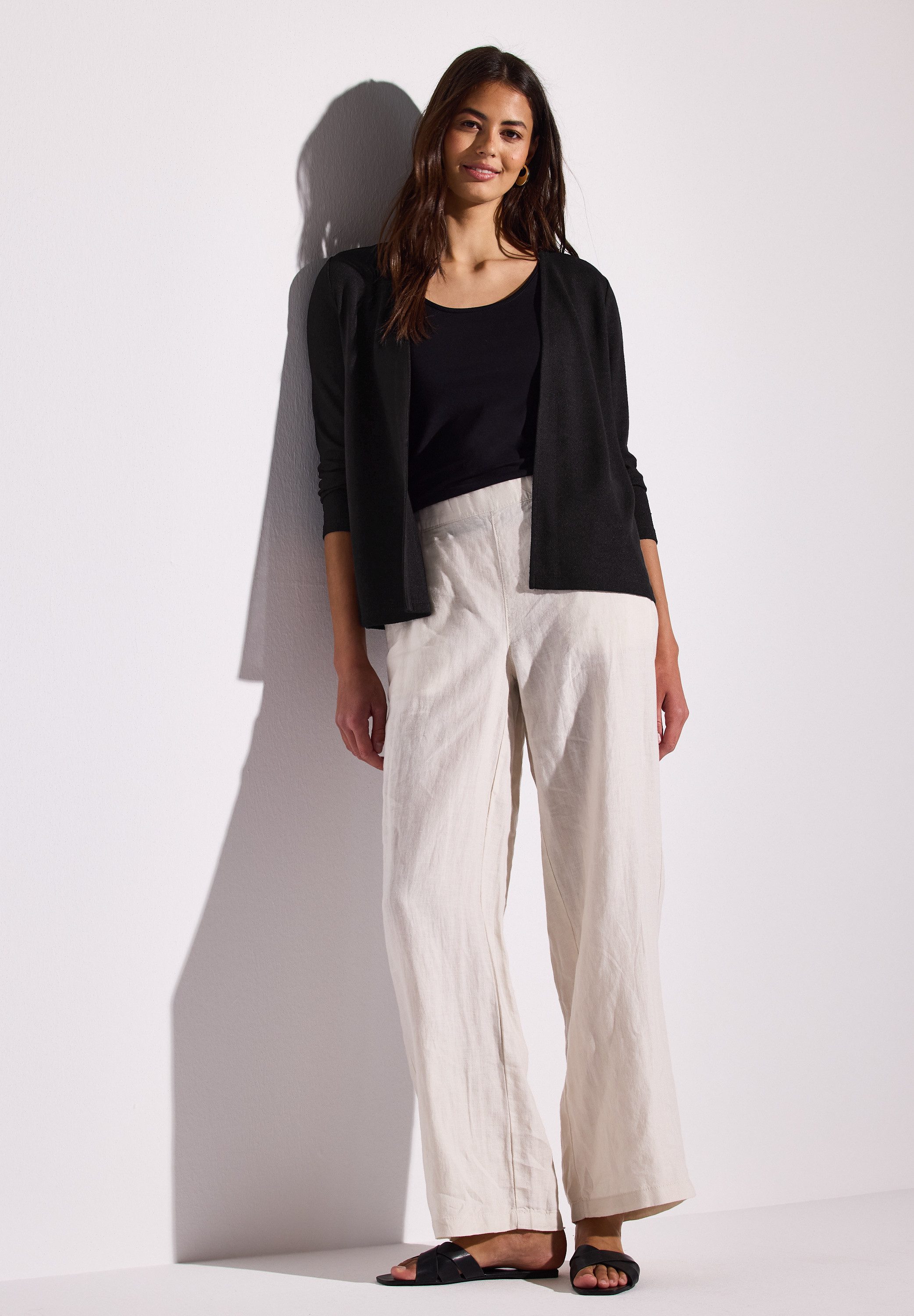 STREET ONE Shirtjasje Nette in brei-look