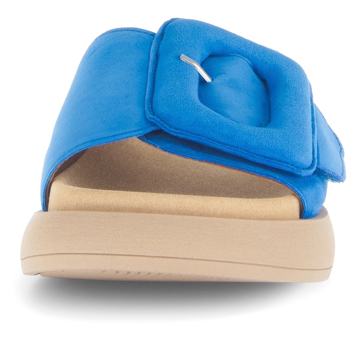 Gabor Slippers , plateau, zomerschoen, slippers met grote decoratieve gesp