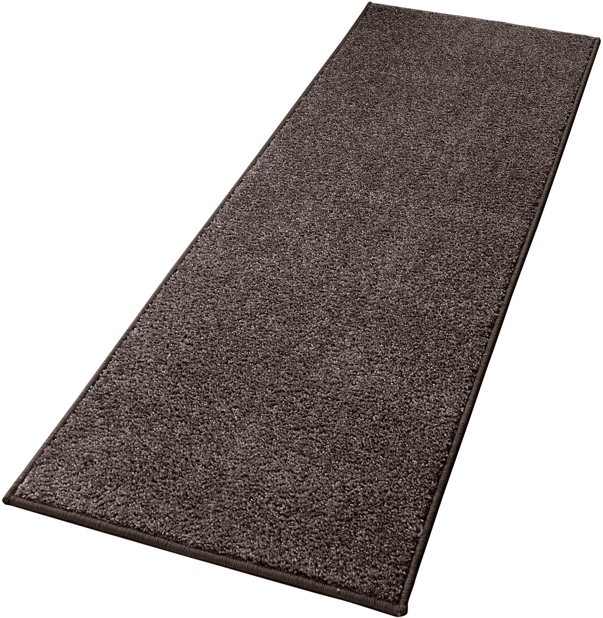 HANSE Home Vloerkleed Pure 100 korte pool Kortpolig, effen, omgezoomd, loper, woonkamer, kinderkamer, gang