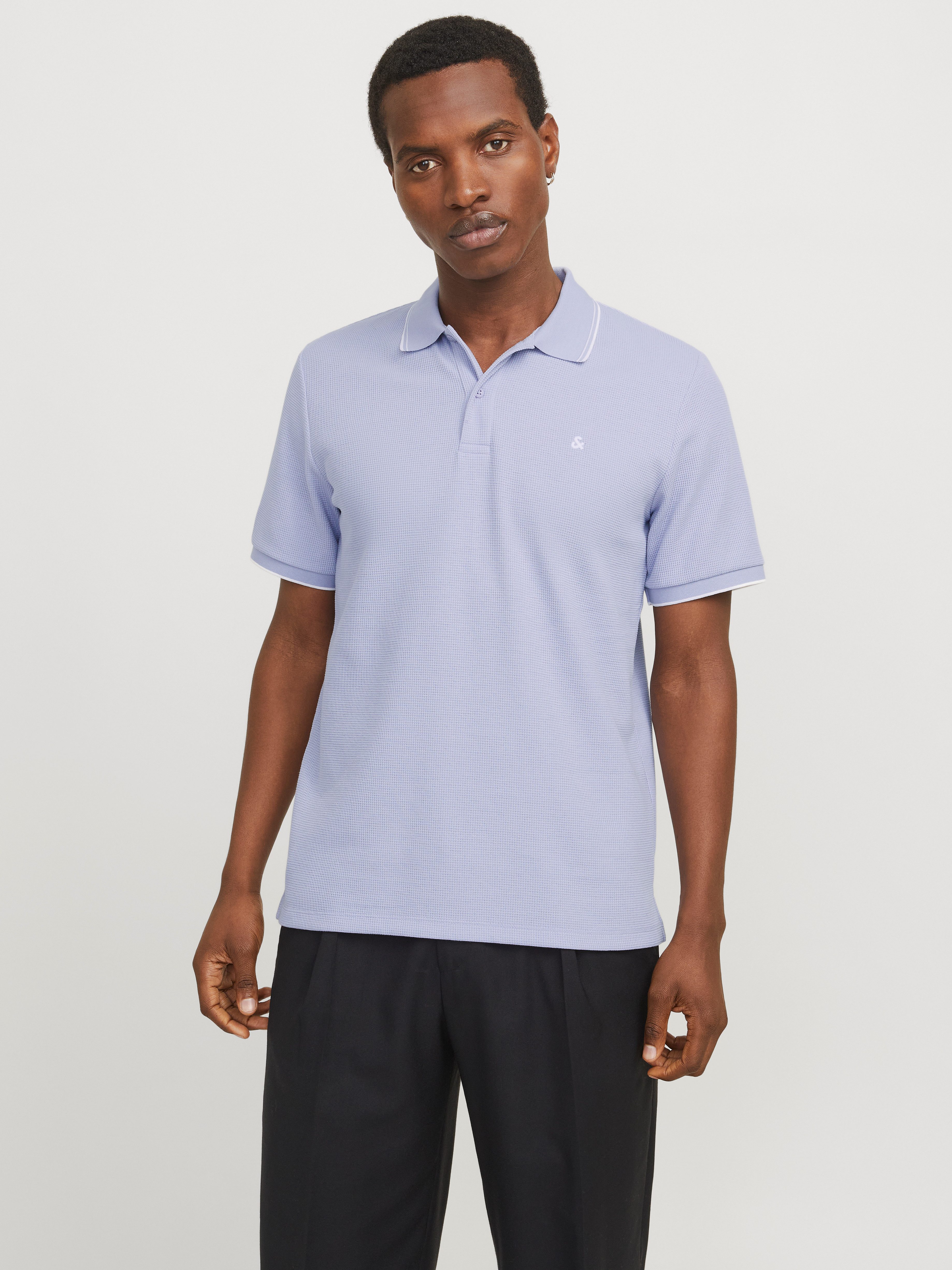 Jack & Jones Poloshirt JJEAUSTIN POLO SS NOOS heren poloshirts maat XS paars