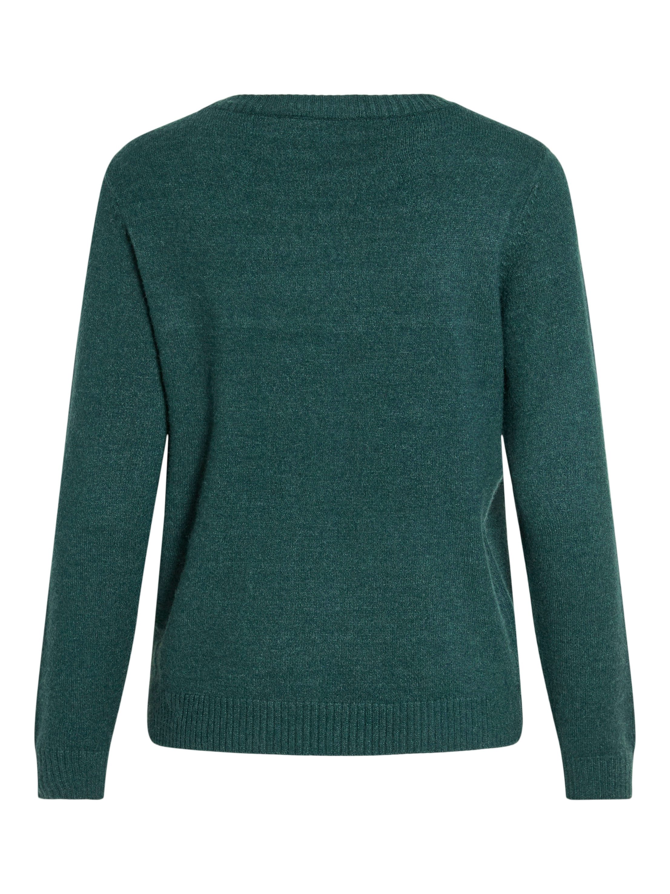 Vila Trui met ronde hals VIRIL O-NECK L/S KNIT TOP - NOOS