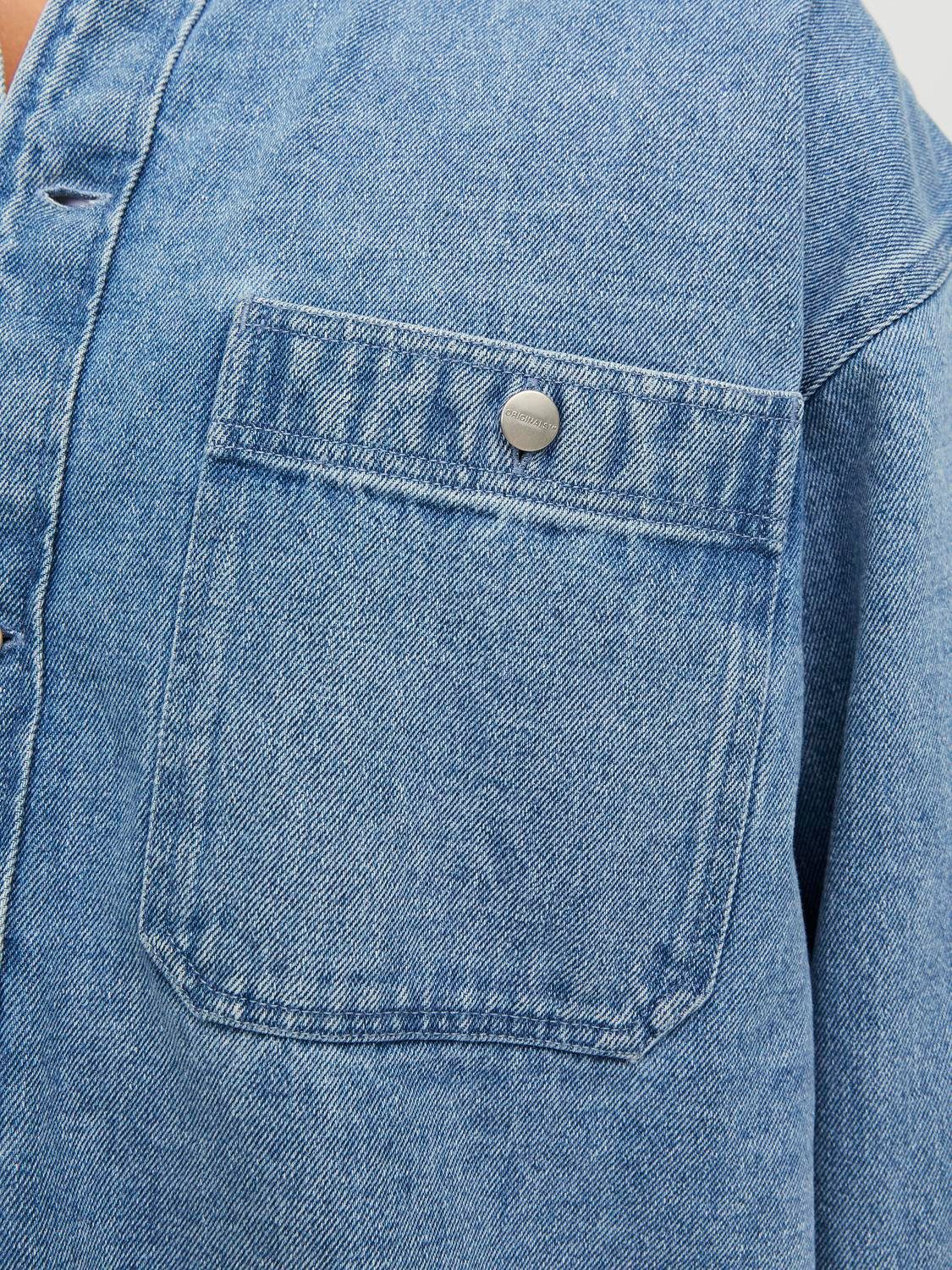 Jack & Jones Overhemd met lange mouwen JORSANTORINI DENIM OVERSHIRT LS SN