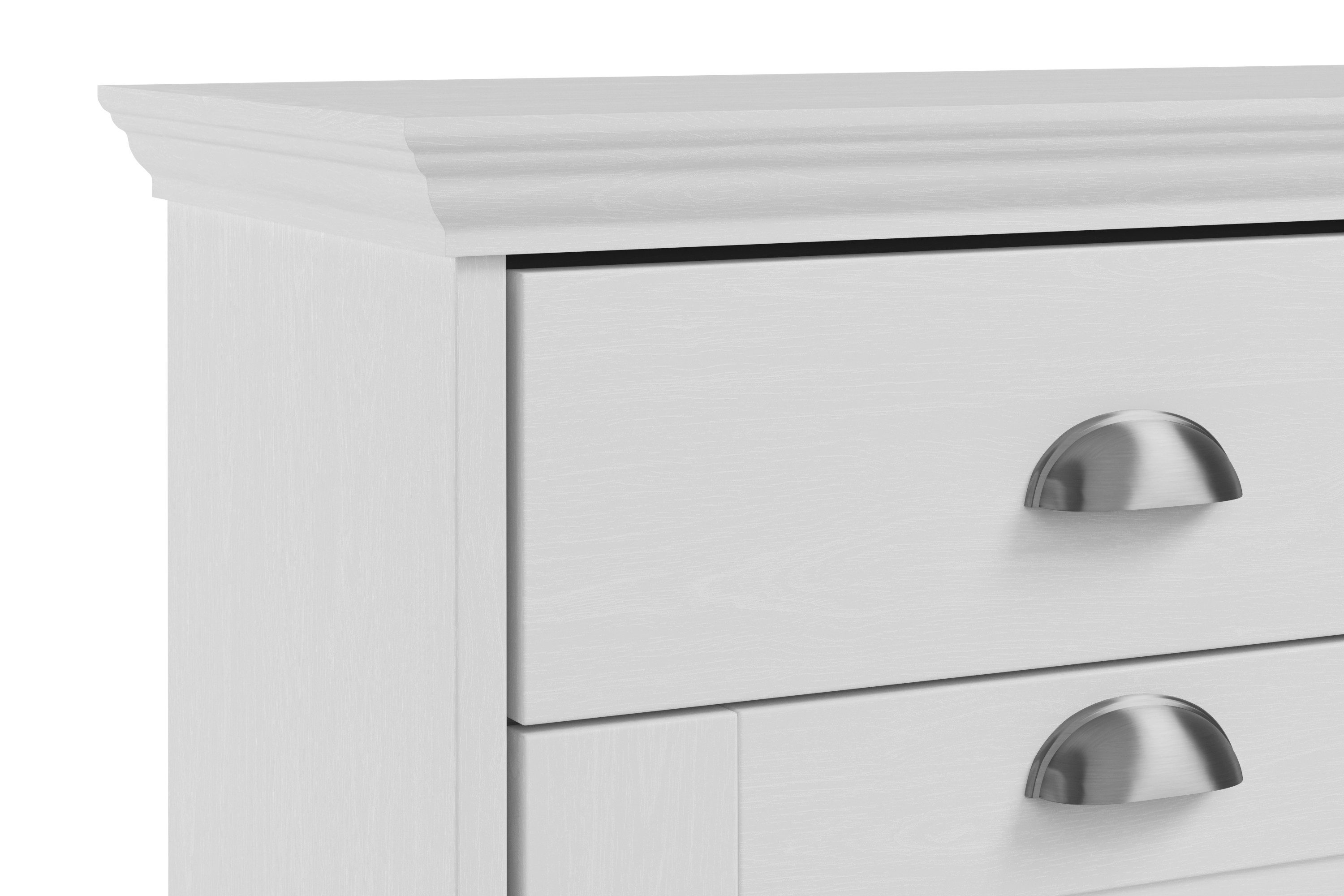 Home affaire Schoenenkast Motala met 2 kleppen en 1 lade, plaats voor 12-14 paar schoenen, hoogte 105 cm