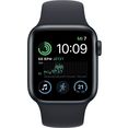 apple watch se modell 2022 gps 40mm zwart