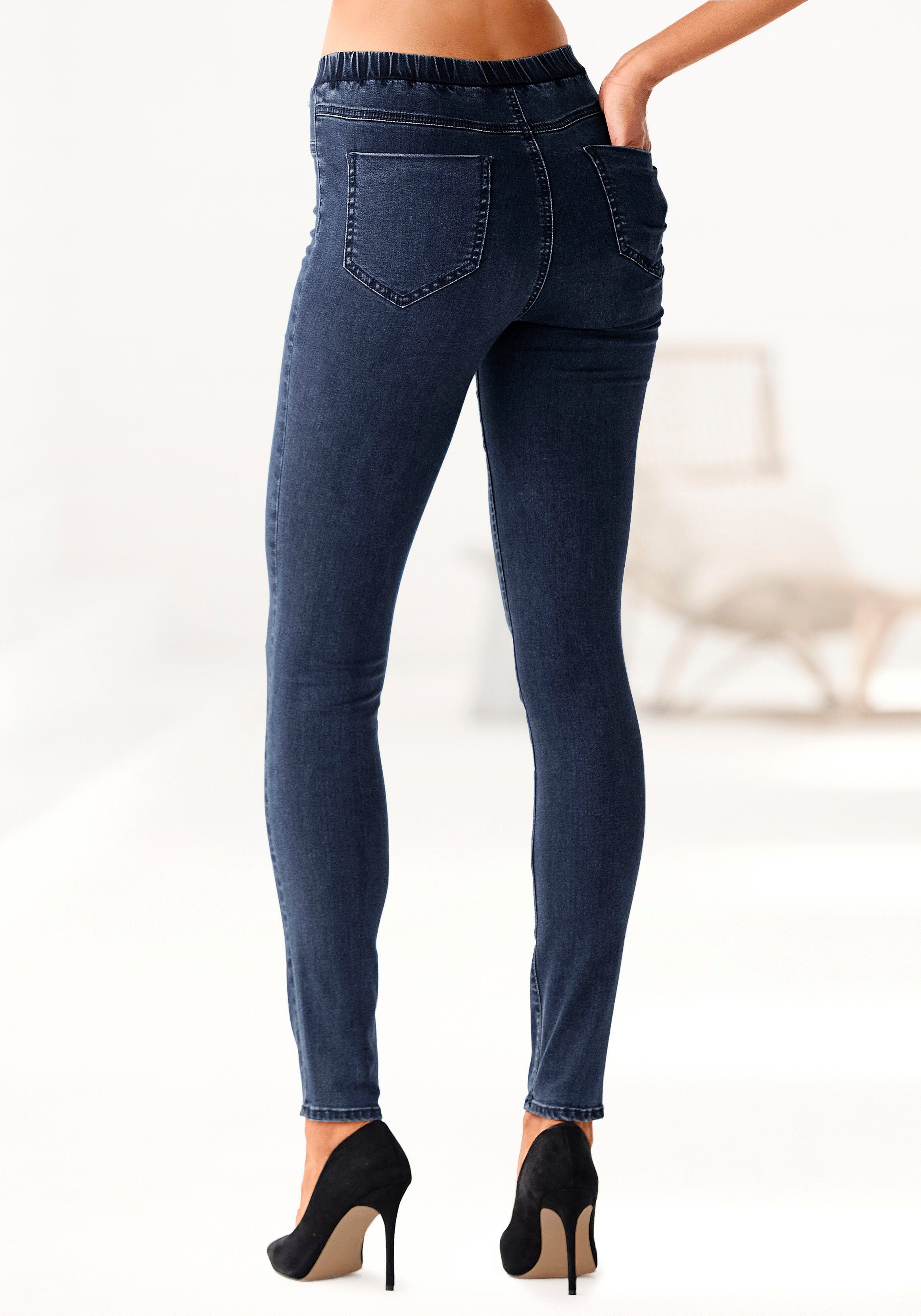 Buffalo Jeggings met zakken dames jeggings maat 36 blauw