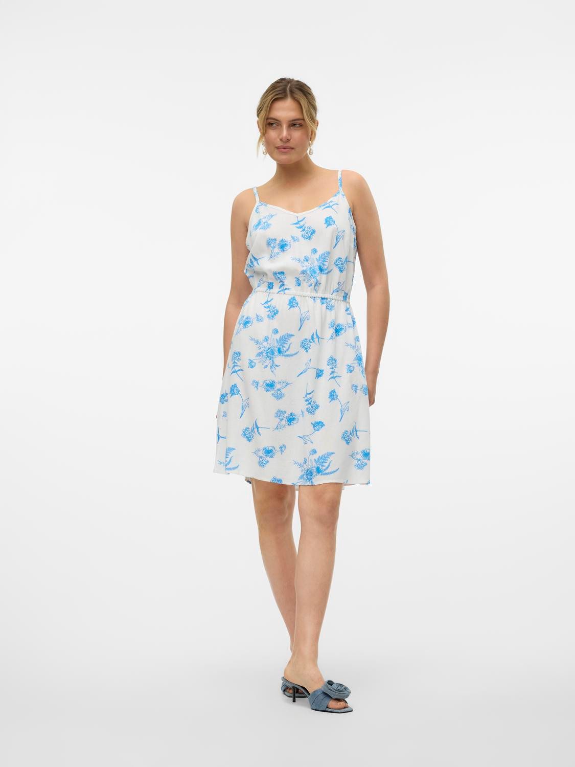 Vero Moda Jurk met bandjes VMMYMILO SINGLET SHORT DRESS WVN GA