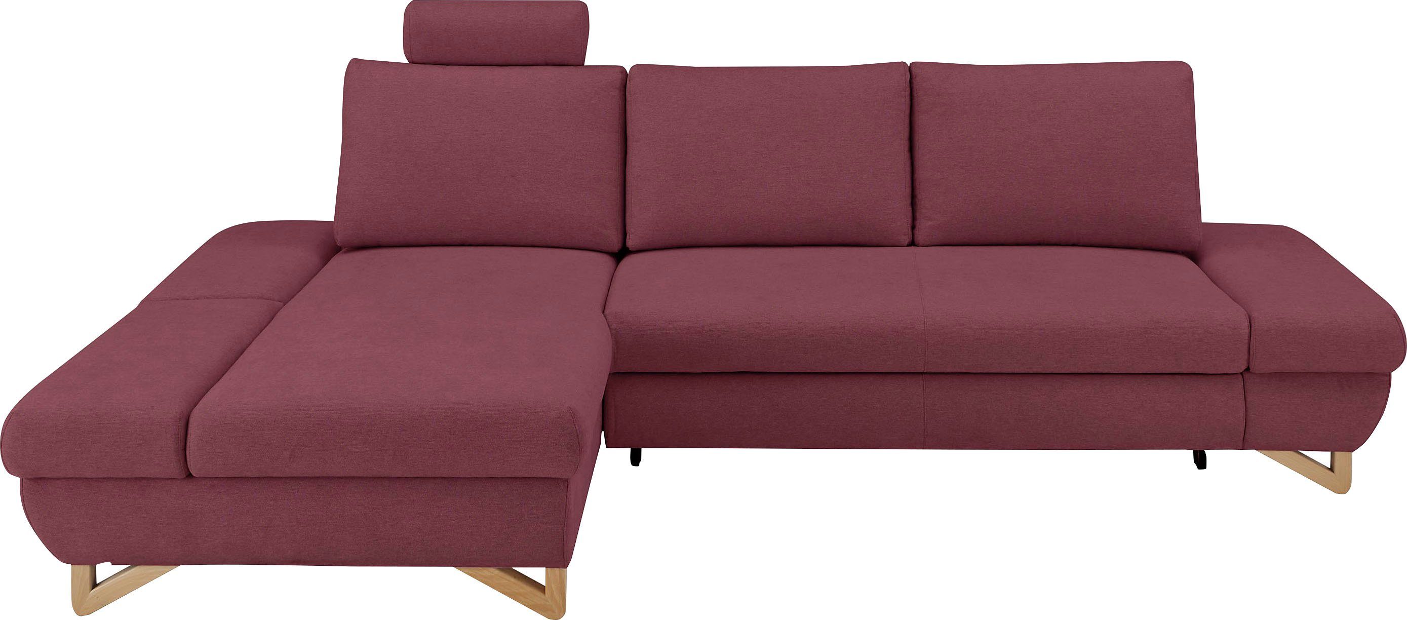INOSIGN Slaapbank City/Giron comfortabele slaapbank (ligoppervlak 245 x 138 cm) en bedlade