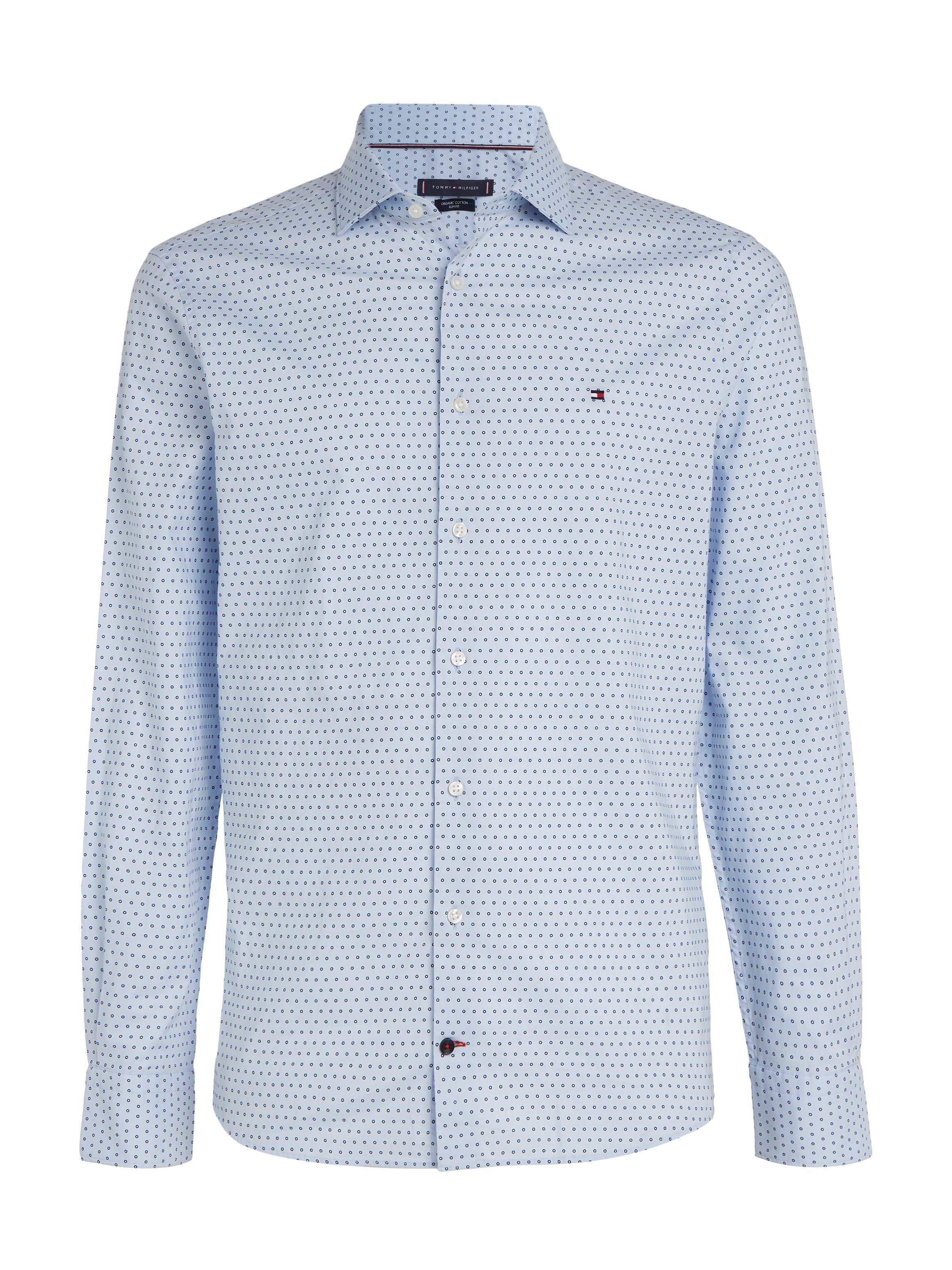 Tommy Hilfiger Businessoverhemd CL-W OXF CIRCLE PRINT SHIRT SF