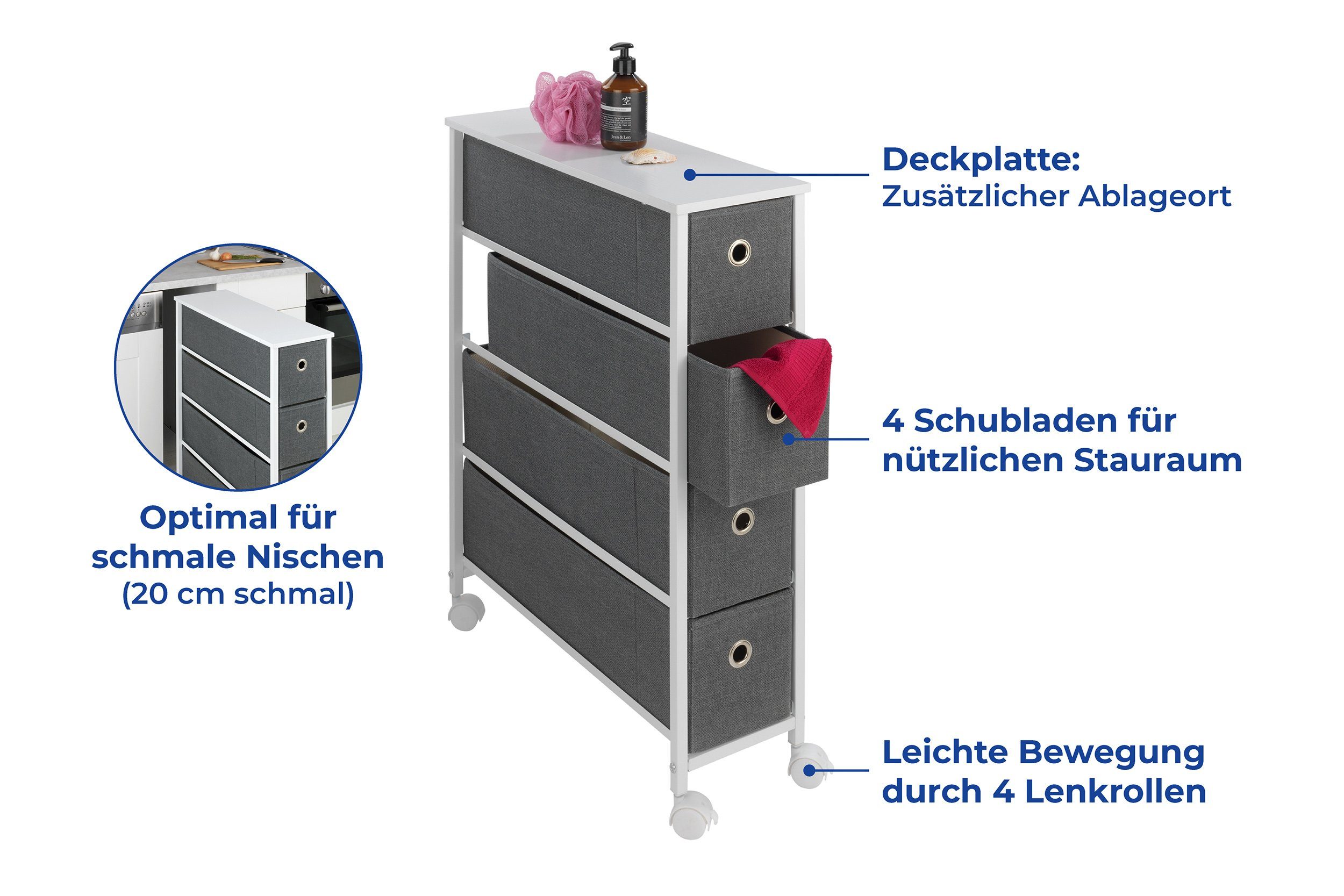 Maximex Legelement Keukentrolley