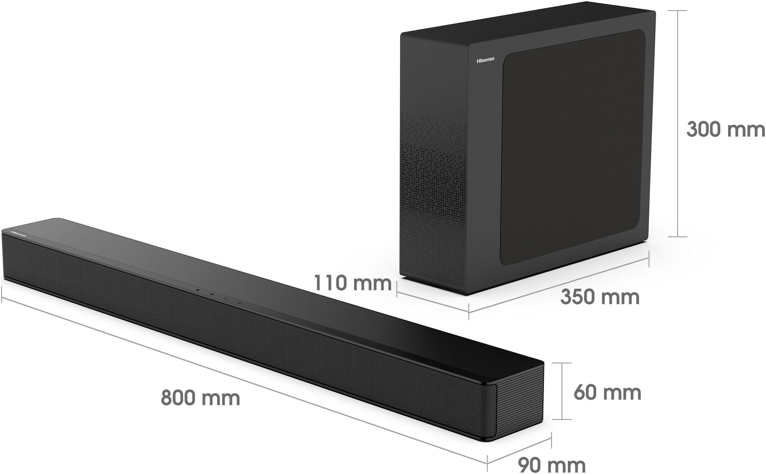 Hisense 2.1-geluidssysteem HS2100