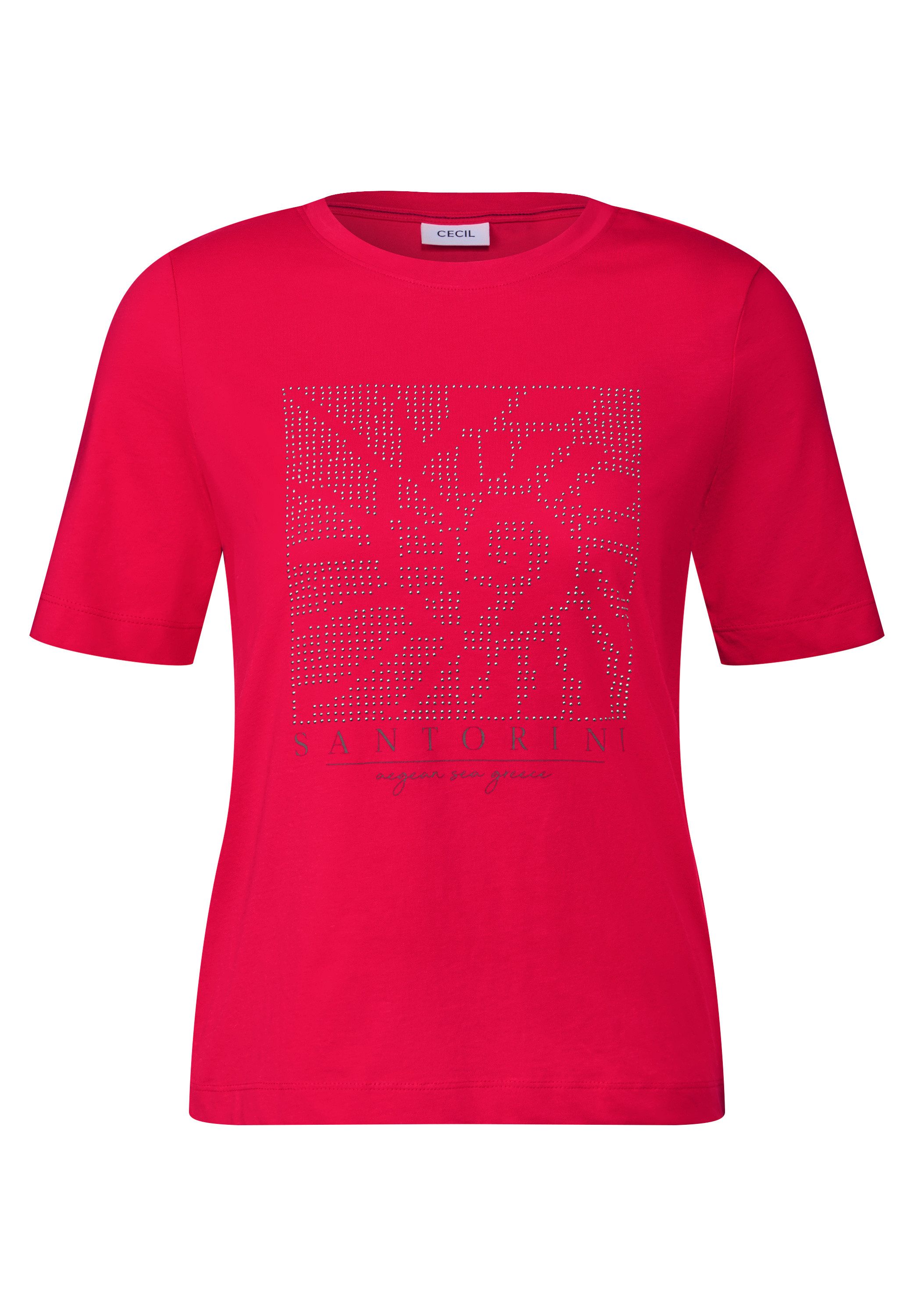 Cecil T-shirt met siersteentjes