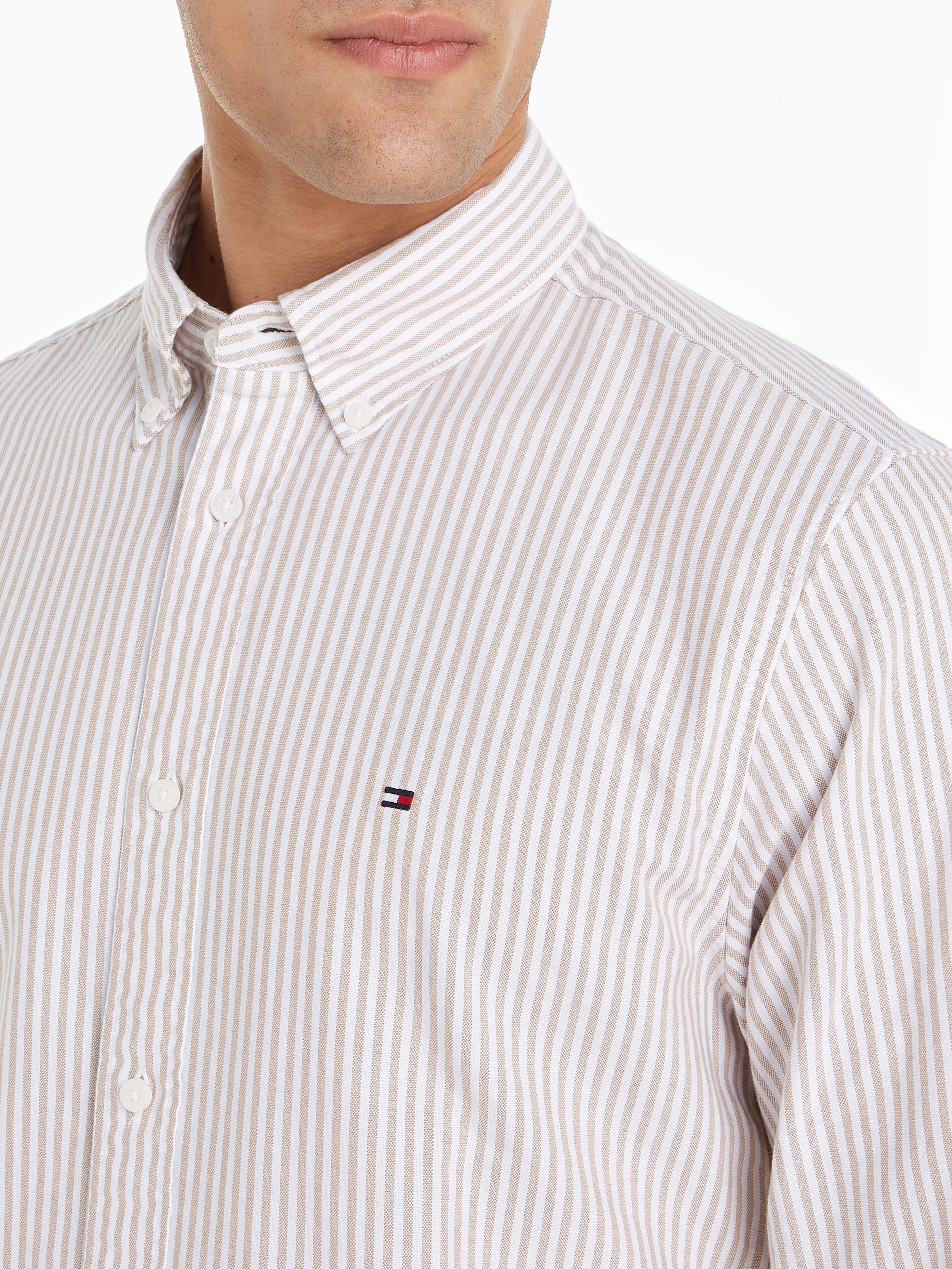 Tommy Hilfiger Overhemd met lange mouwen HERITAGE OXFORD STRIPE RF SHIRT