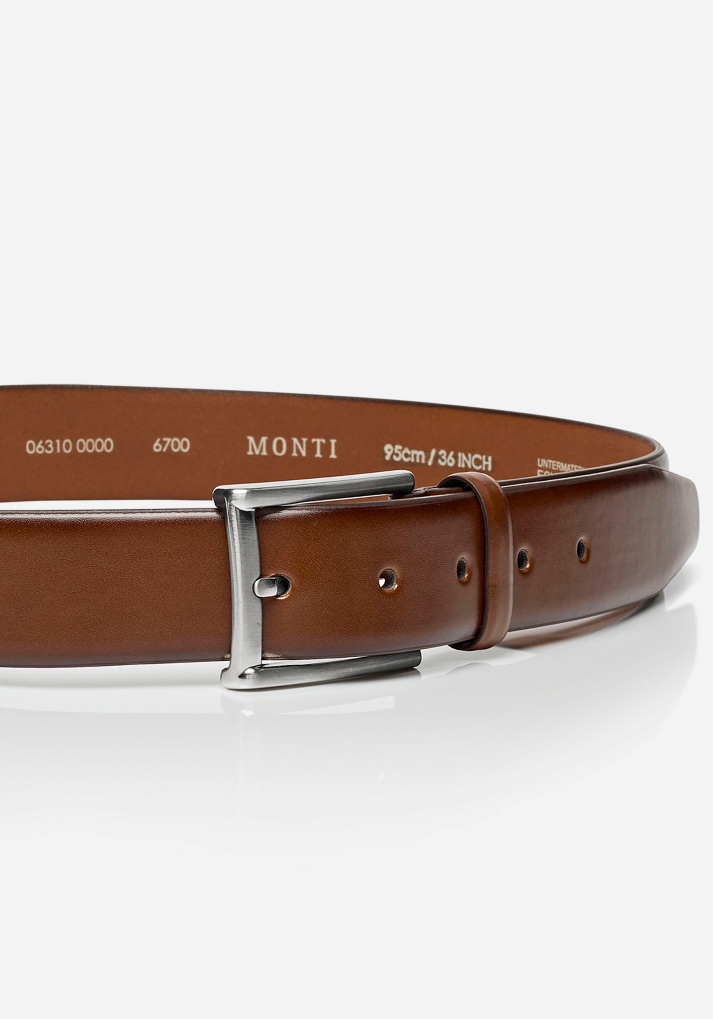 MONTI Synthetische riem Klassiek-business, inkortbaar, tot maat 150 cm