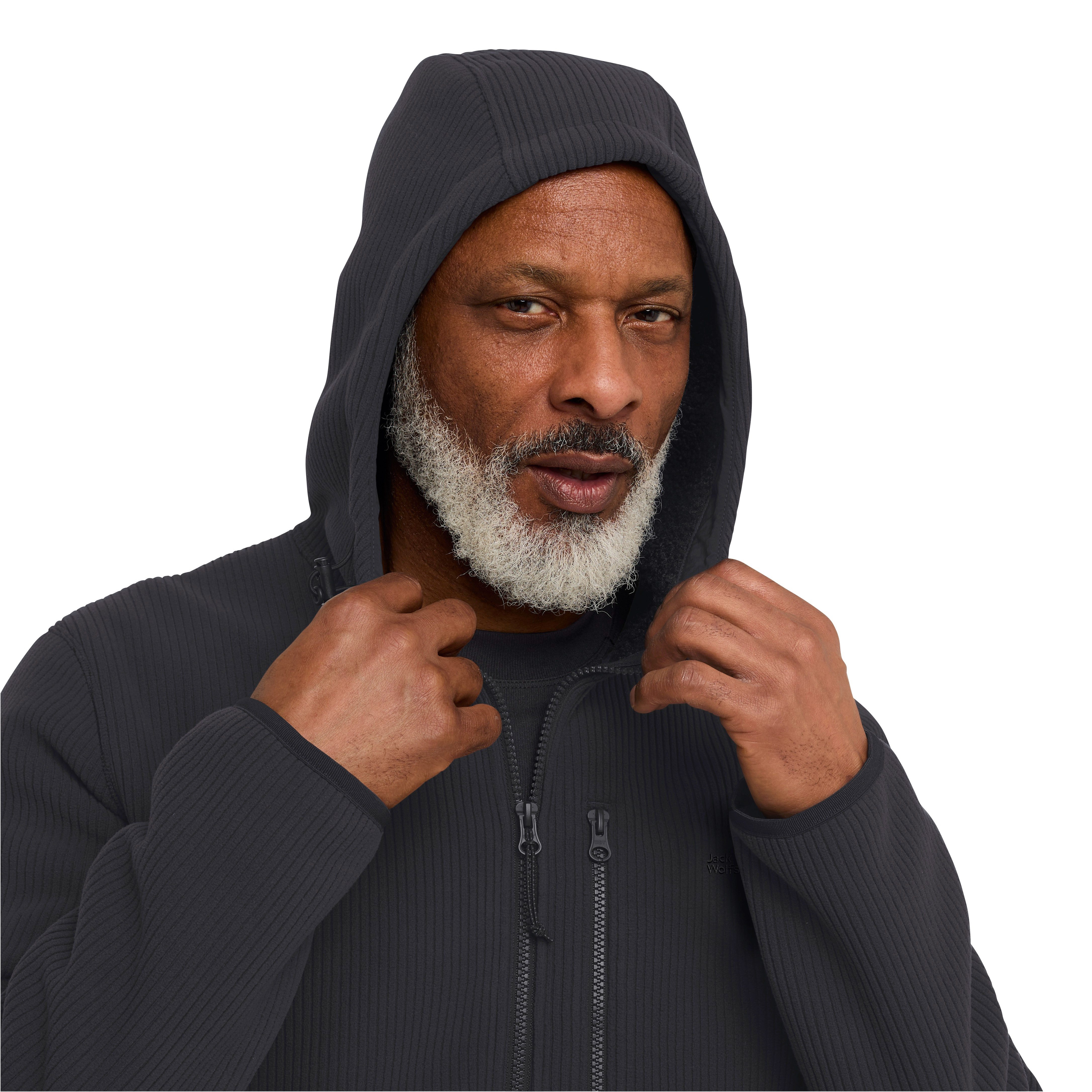 Jack Wolfskin Fleecejack LAKE RIDGE HOODED JKT M