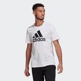 adidas sportswear t-shirt essentials big logo wit