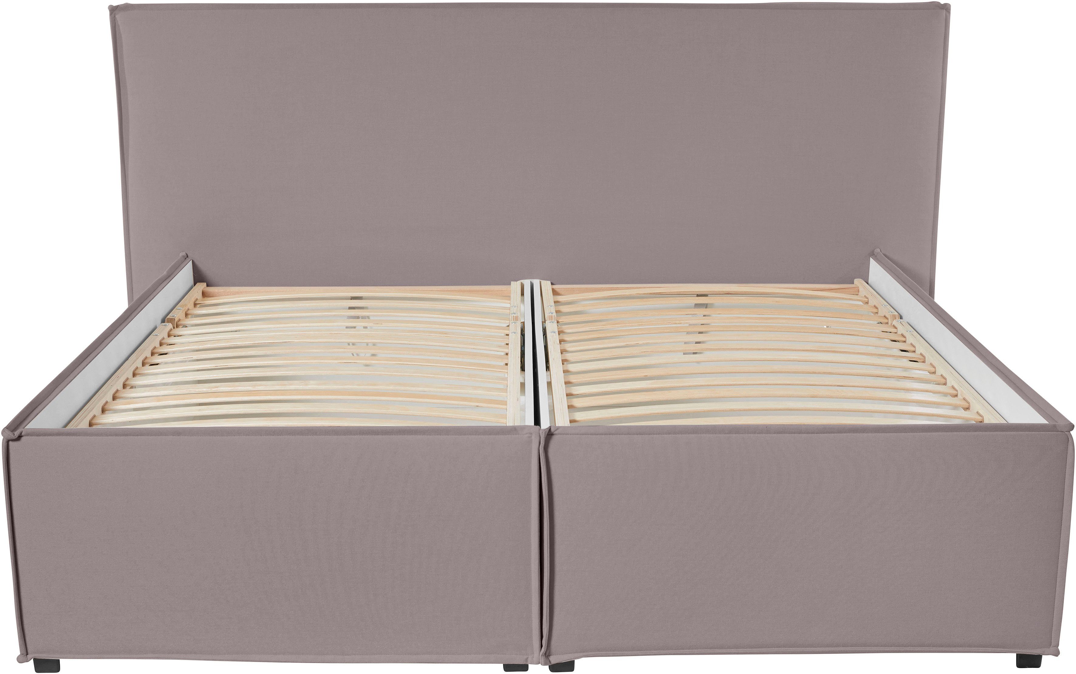 LeGer Home by Lena Gercke Gestoffeerd bed Isaline naar keuze zonder matras of met 3 matrassoorten, hoofdbordhoogte 107 cm