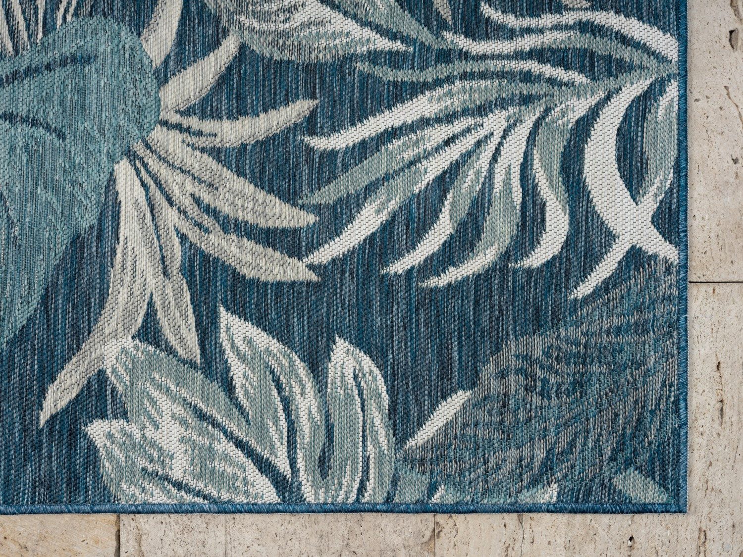Myflair Möbel & Accessoires Vloerkleed Rif voorraadopruiming Omkeerbaar tapijt, bladerenmotief, geschikt voor buiten, balkon, terras