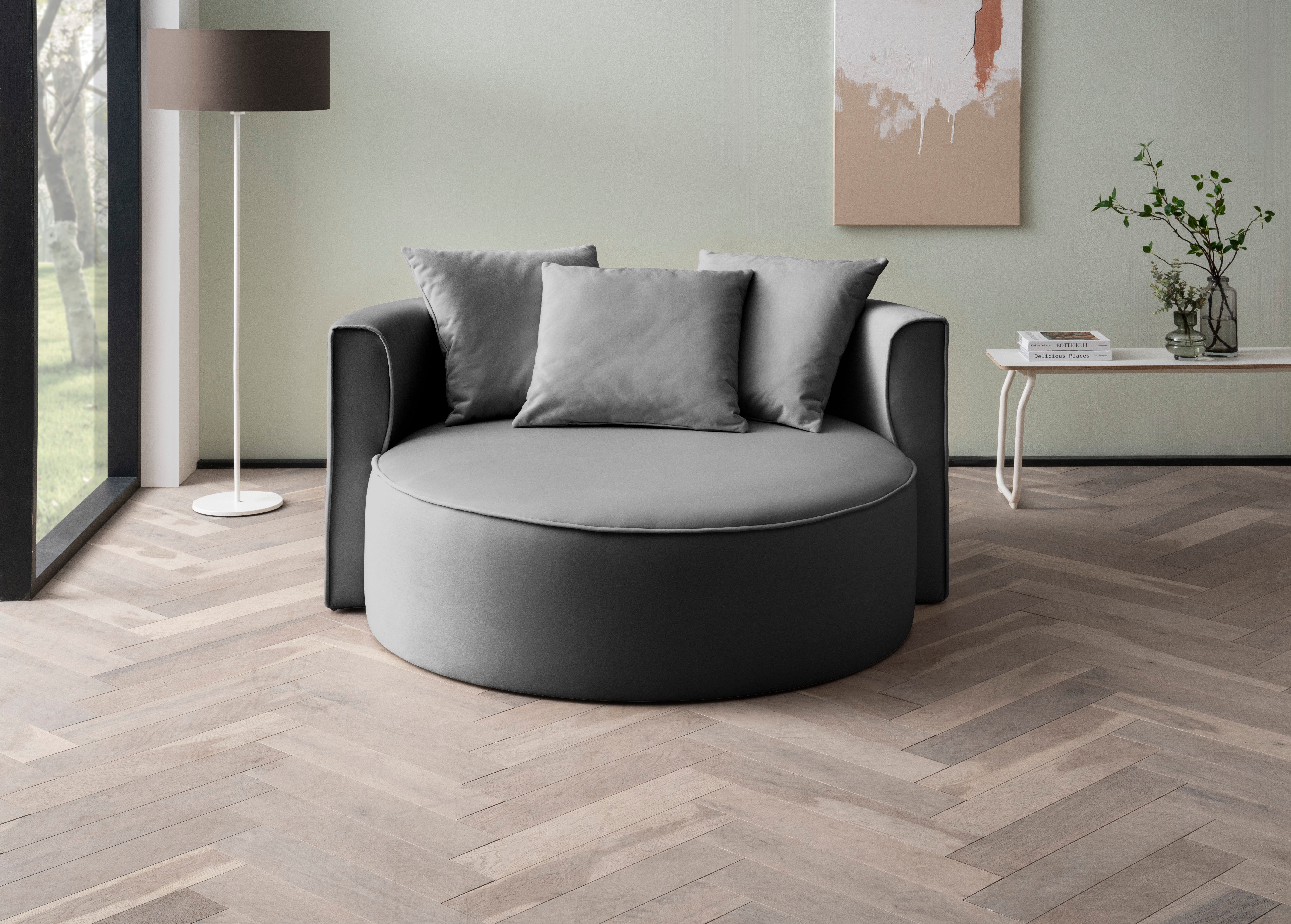 LeGer Home by Lena Gercke XXL-fauteuil Isalie, stoel in moderne kleuren, leesstoel, loveseat, grote stoel