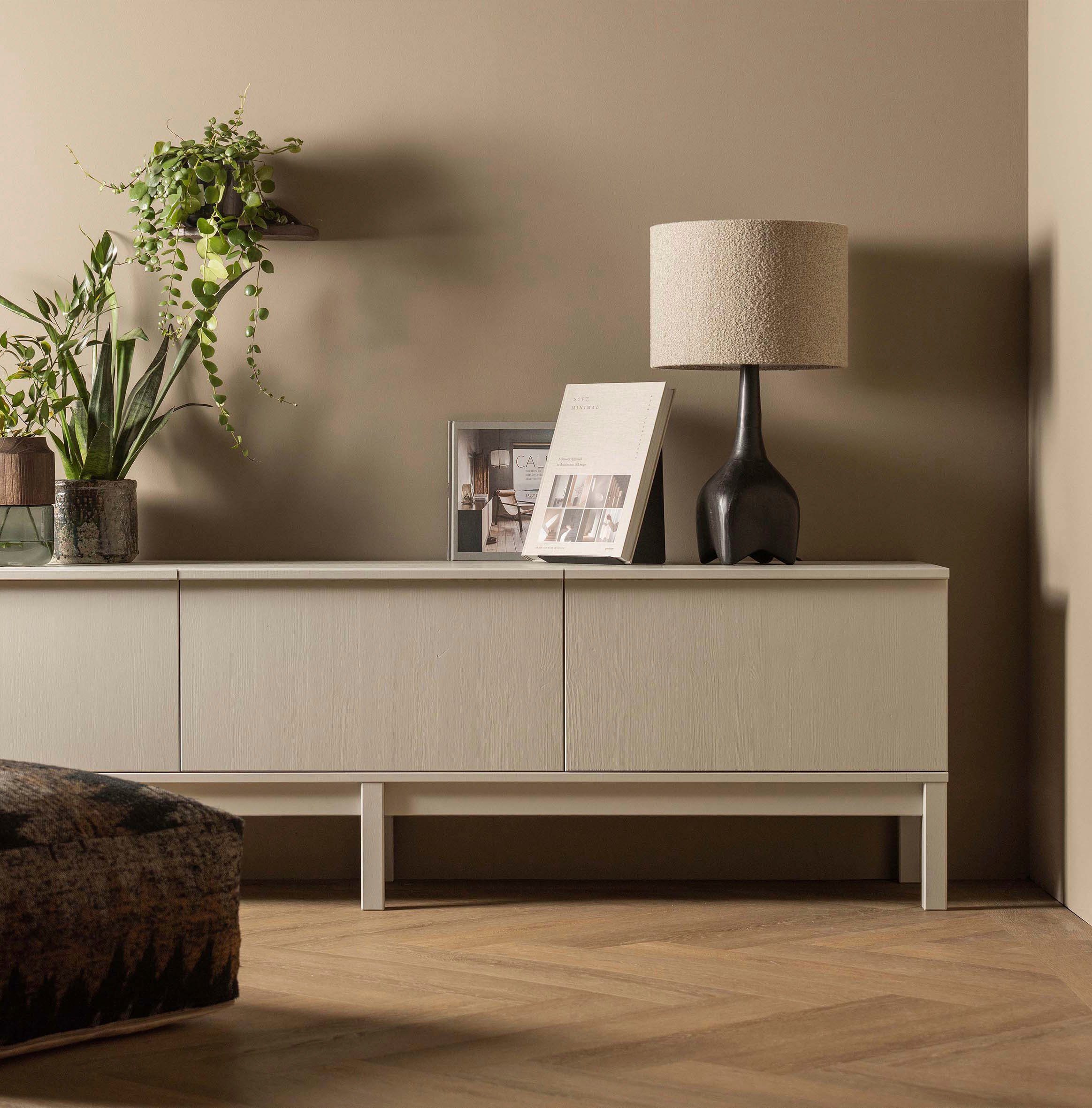 WOOOD Tv-meubel Klinik TV-dressoir Commode van grenenhout, H 60 cm x B 200 cm