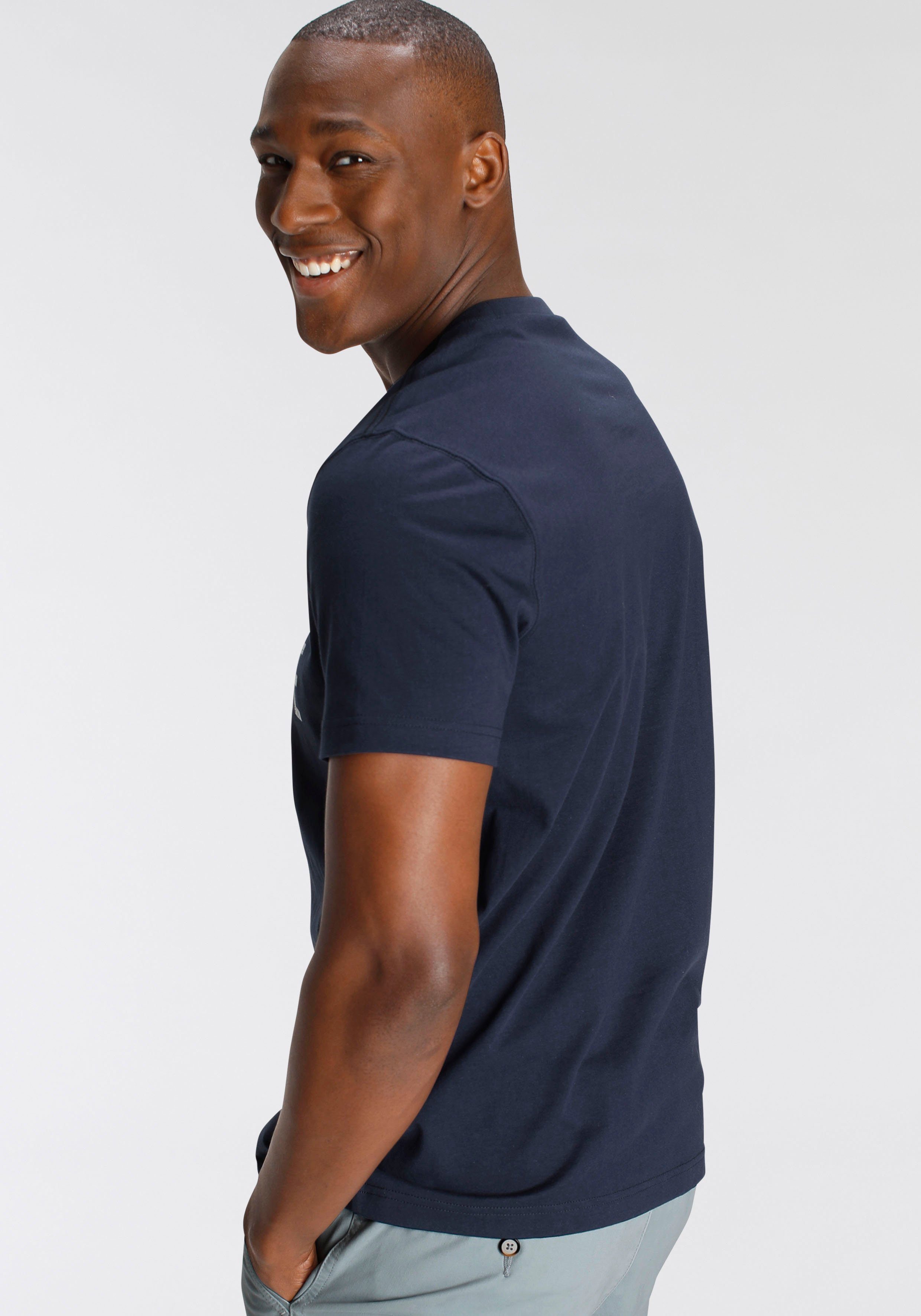 DELMAO T-shirt Korte mouw, losse pasvorm, met vrolijke print, van katoen