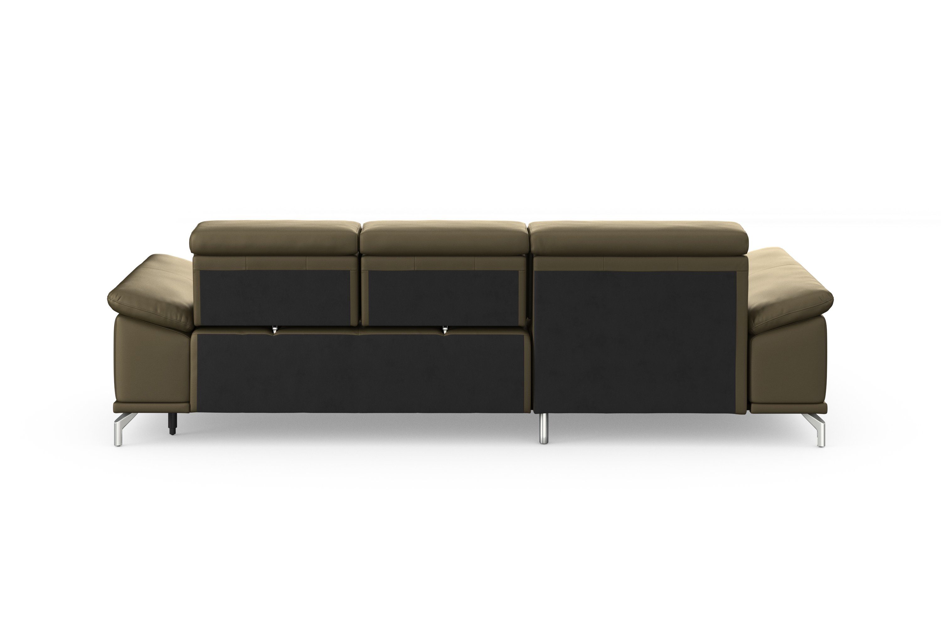 sit&more Hoekbank Cabrio L-vorm, met zitdiepteverstelling, arm- en hoofdsteunverstelling