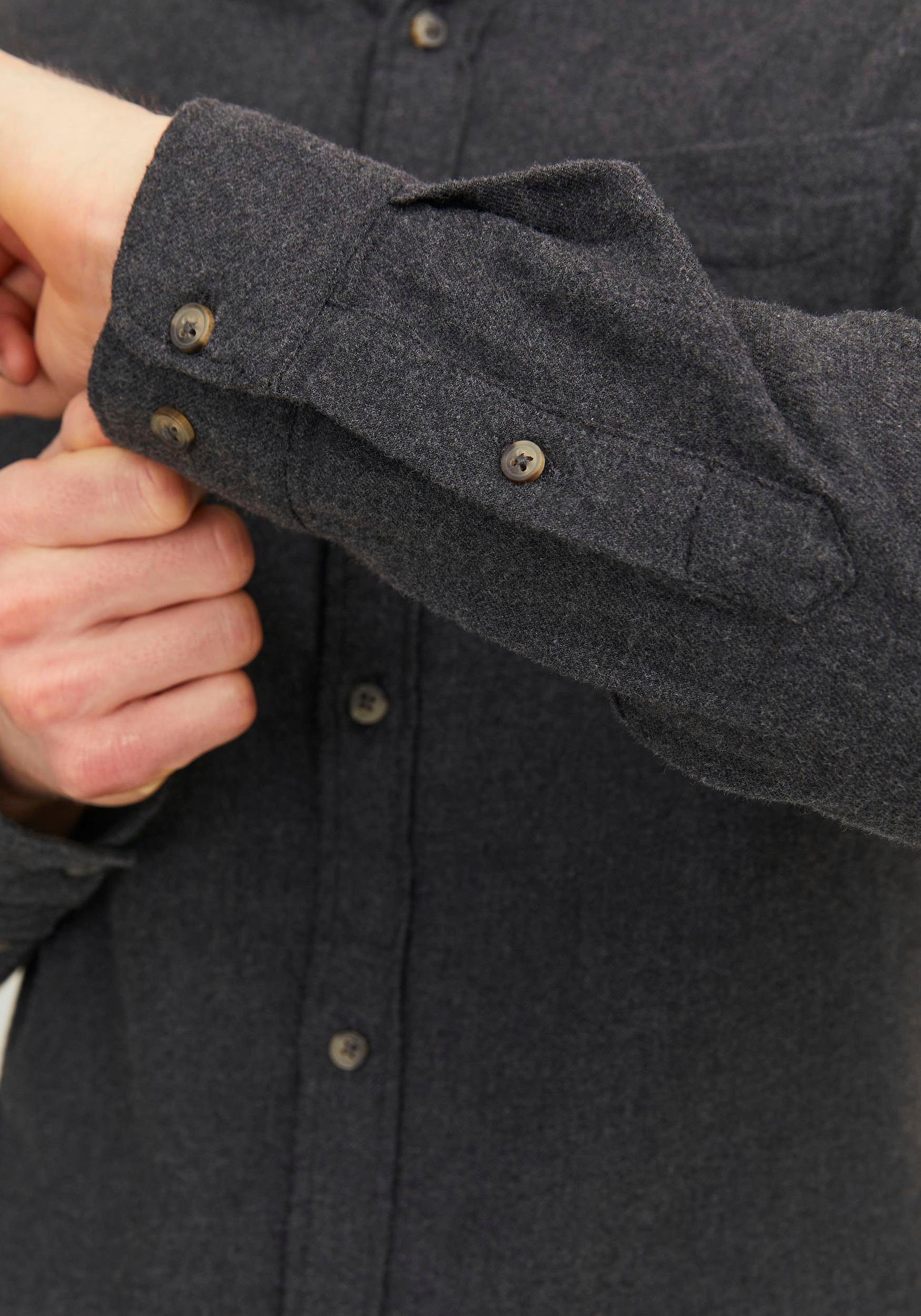 Jack & Jones Overhemd met lange mouwen JJECLASSIC MELANGE SHIRT LS SN