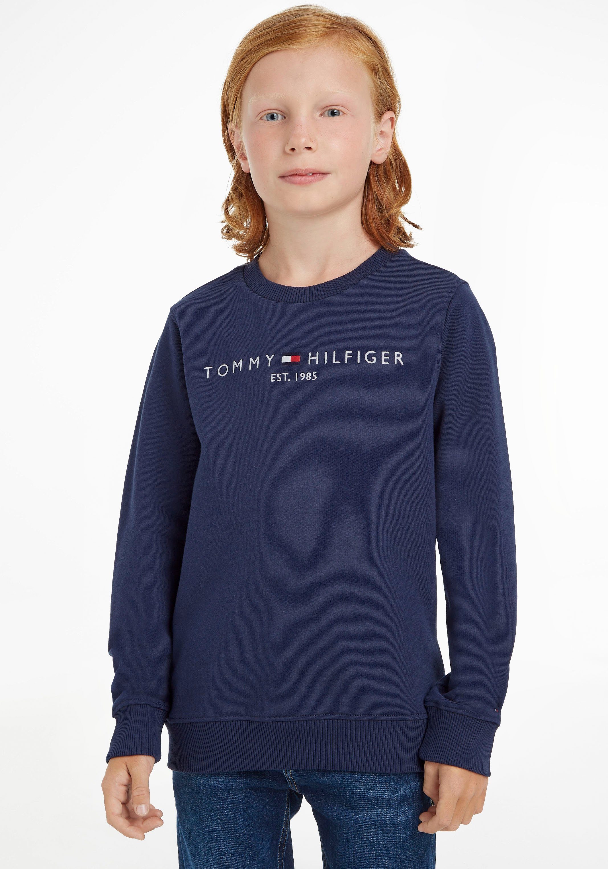 Tommy Hilfiger Sweatshirt ESSENTIAL SWEATSHIRT voor jongens en meisjes
