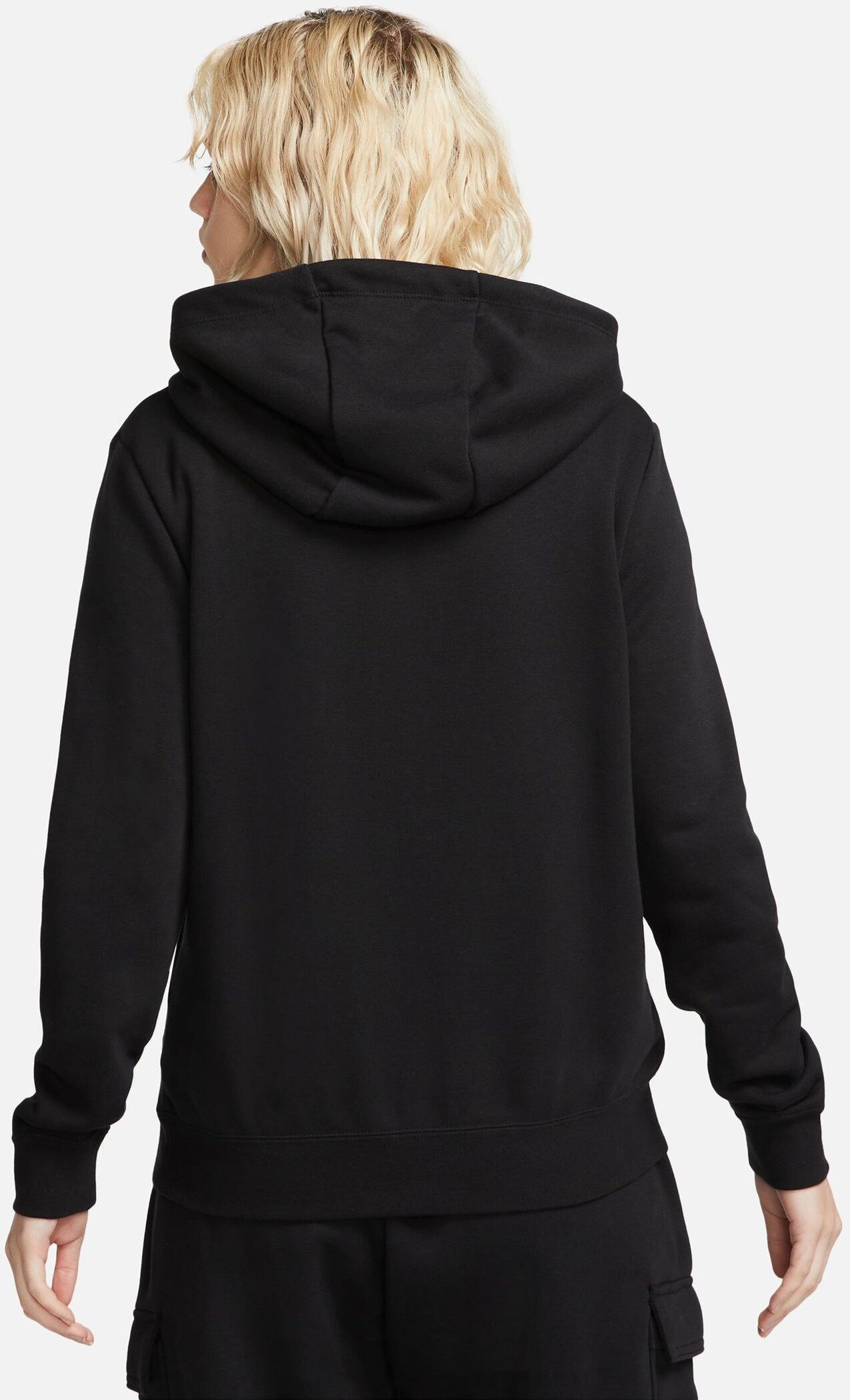 Nike Sportswear Hoodie Club Fleece Women's Funnel Hoodie Dames hoodie van zacht fleece materiaal