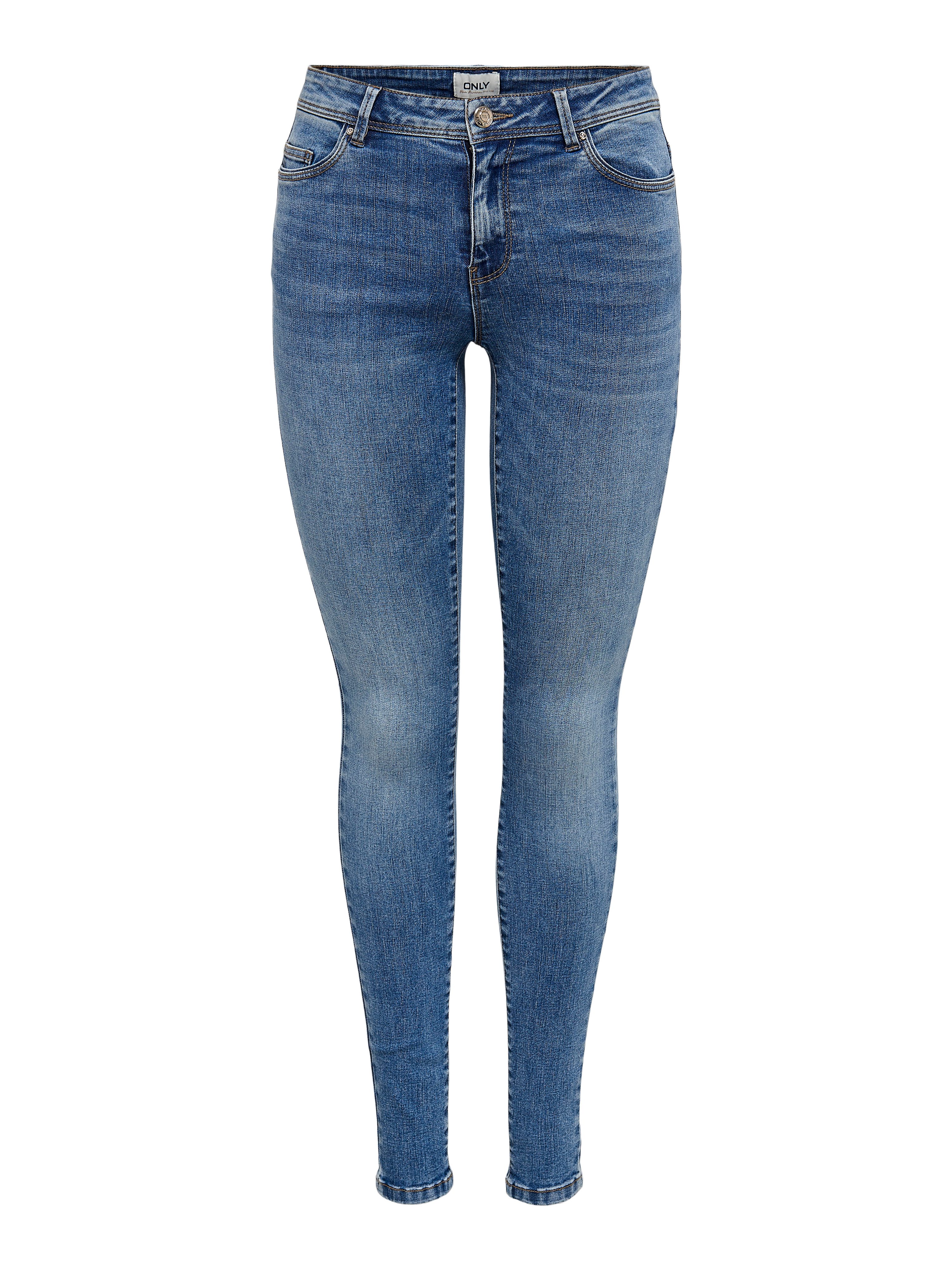 Only Skinny fit jeans ONLWAUW MID SKINNY DNM BJ370 NOOS