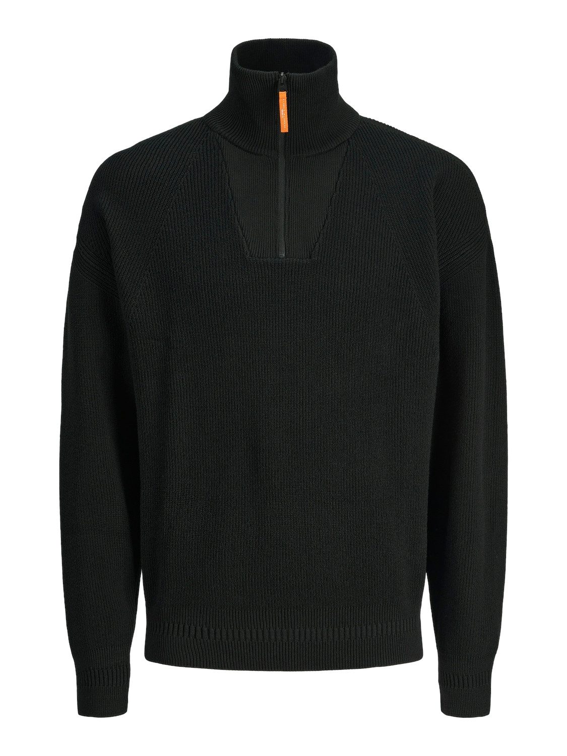 Jack & Jones Schipperstrui JCOOUTDOOR KNIT HALF ZIP HIGH NECK SN