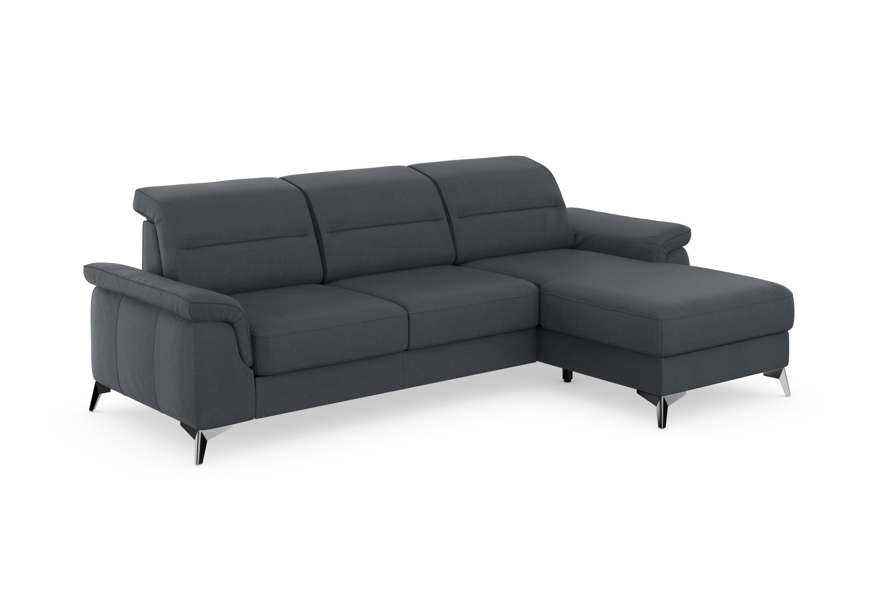 sit&more Hoekbank Sinatra L-vorm met récamier, optioneel met verstelbare hoofdsteun en armleuning
