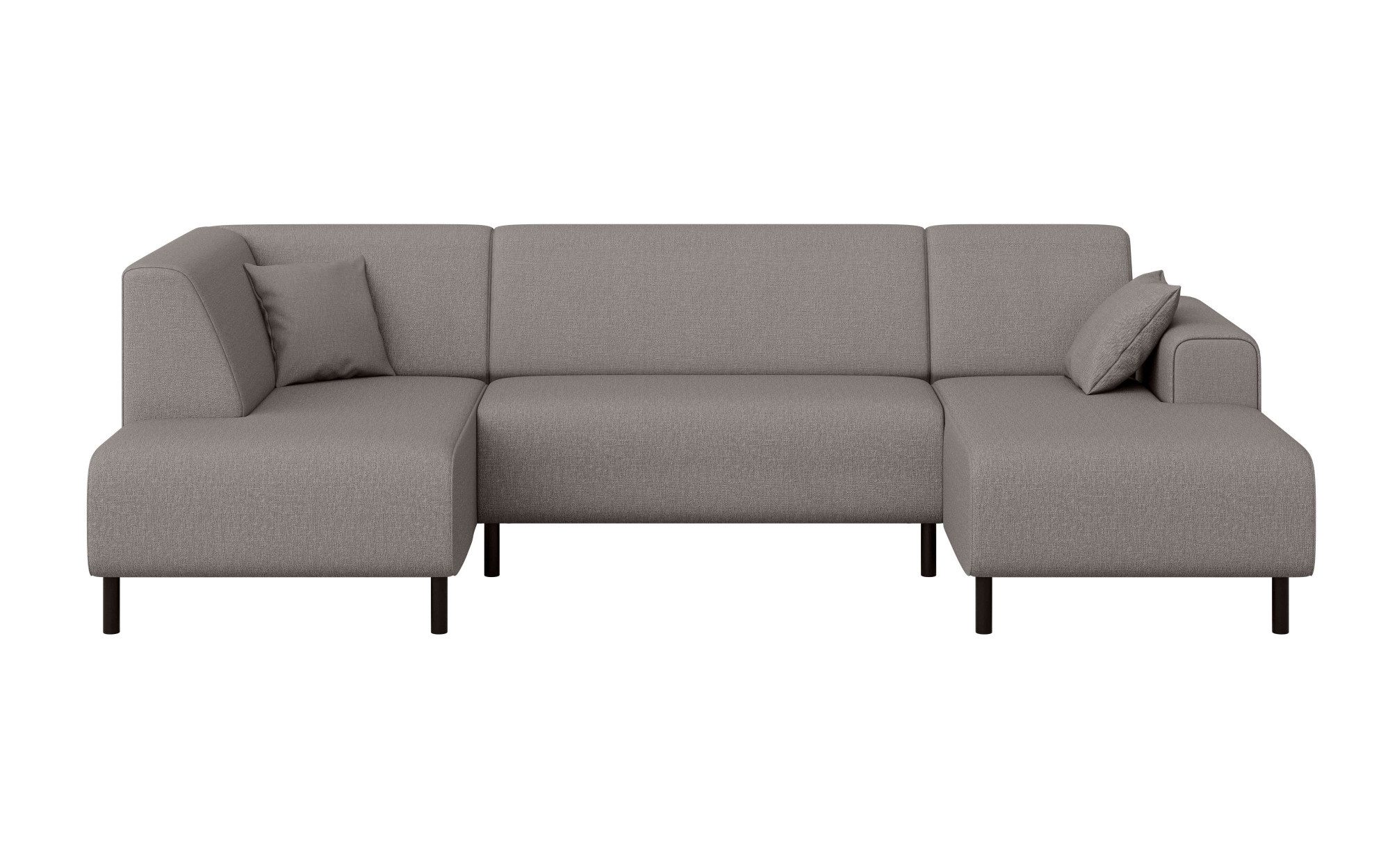 Home affaire Zithoek ARROS U-vorm met golfondersteuning, afmetingen B/D/H: 300/163/81 cm incl. sierkussens, met recamiere links/rechts bestelbaar, ook in cord