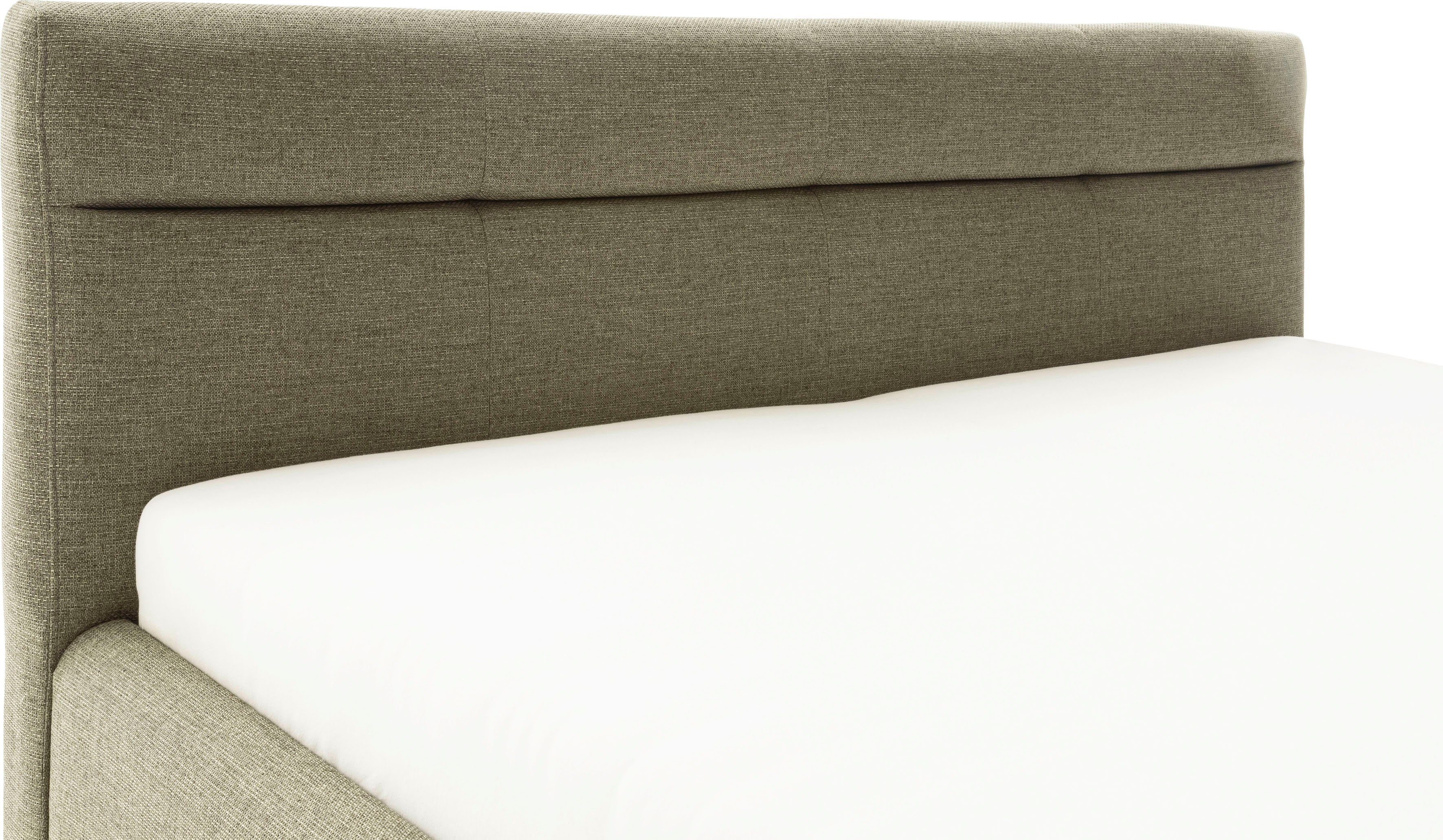 meise.möbel Gestoffeerd bed Lotte met lattenbodem en bedkist