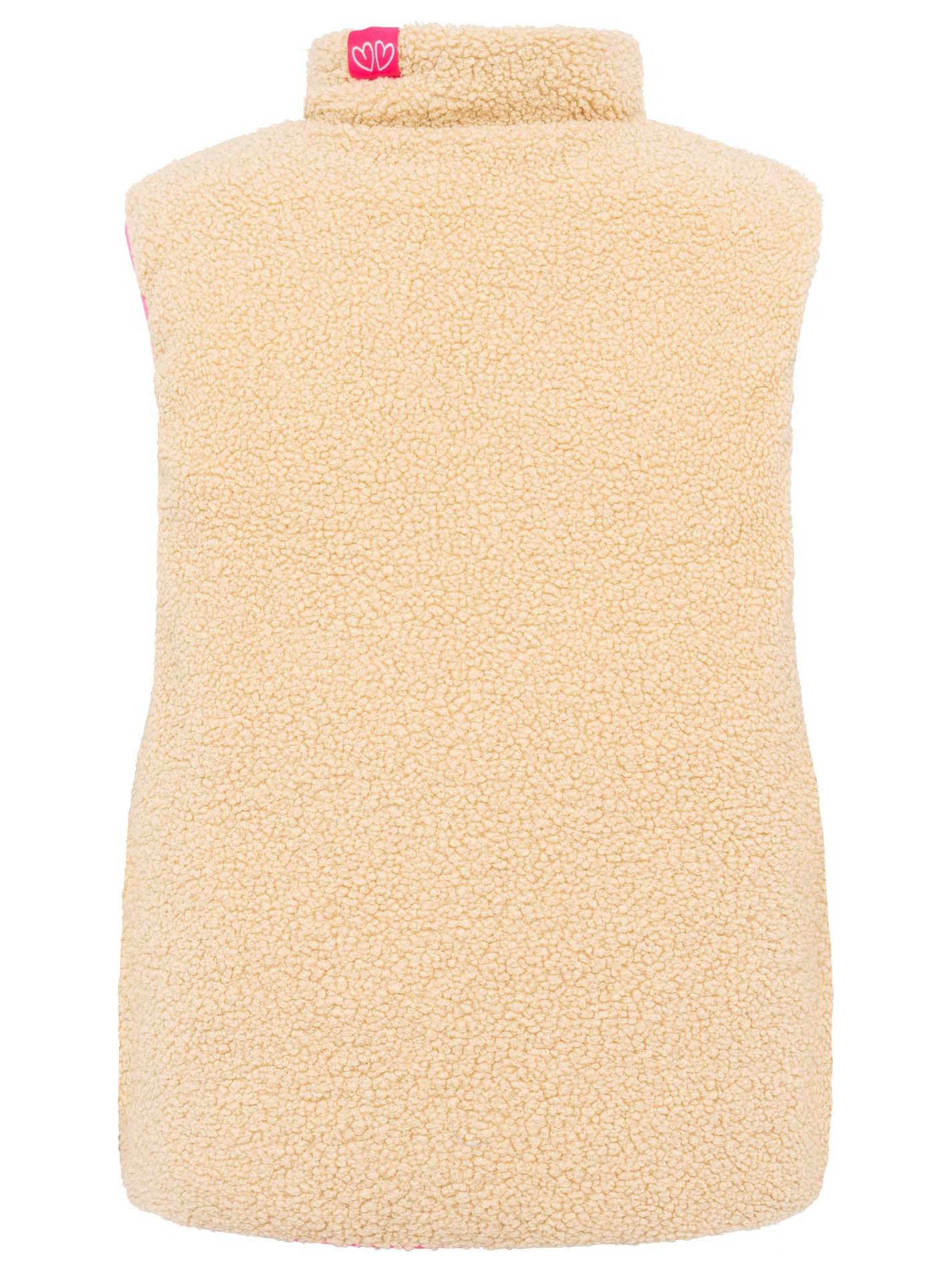 Zwillingsherz Reversible-gilet "Teddy Wendbar"