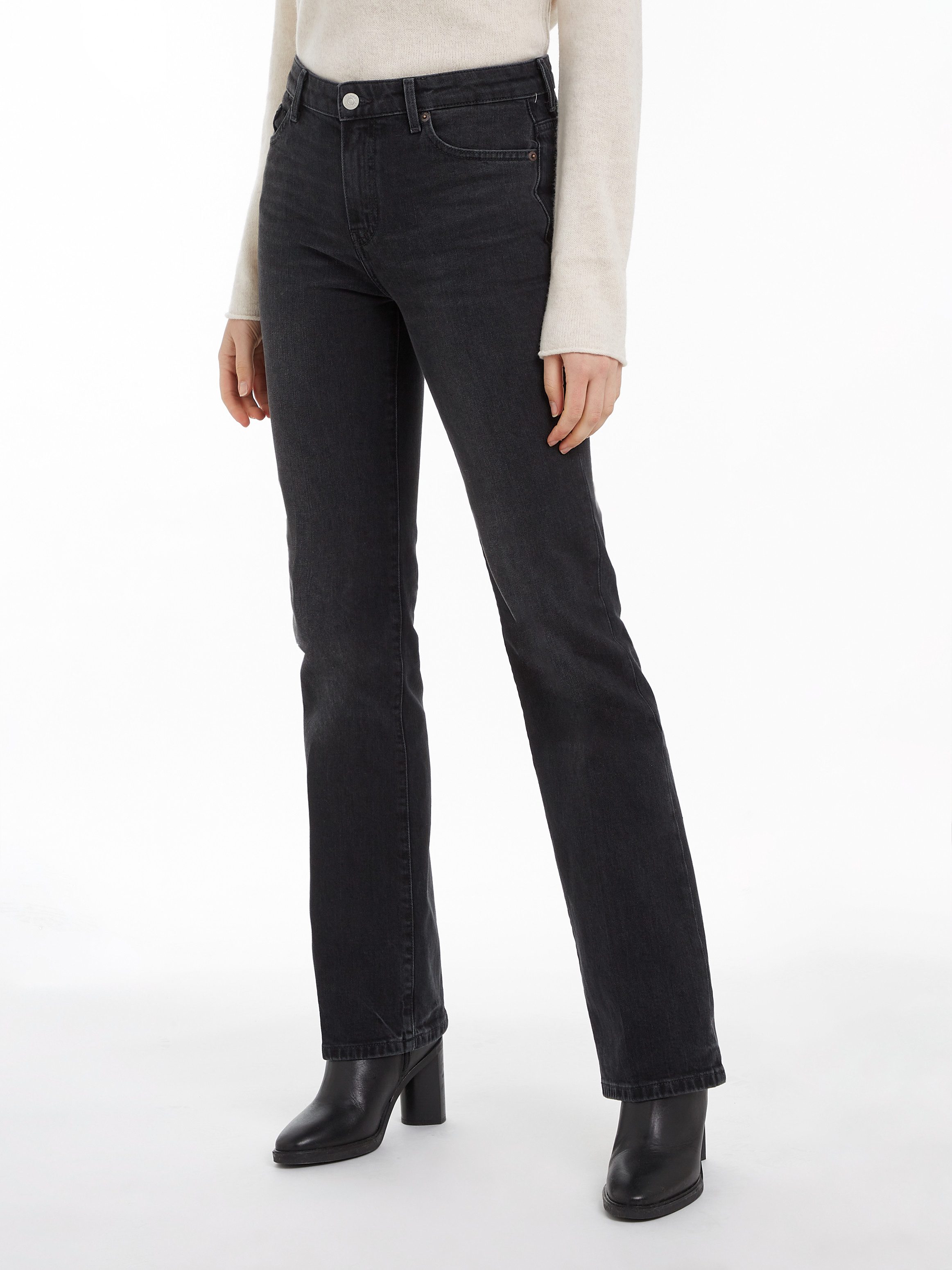 Tommy Hilfiger Bootcut jeans BOOTCUT RW CLER met tommy hilfiger logo-badge