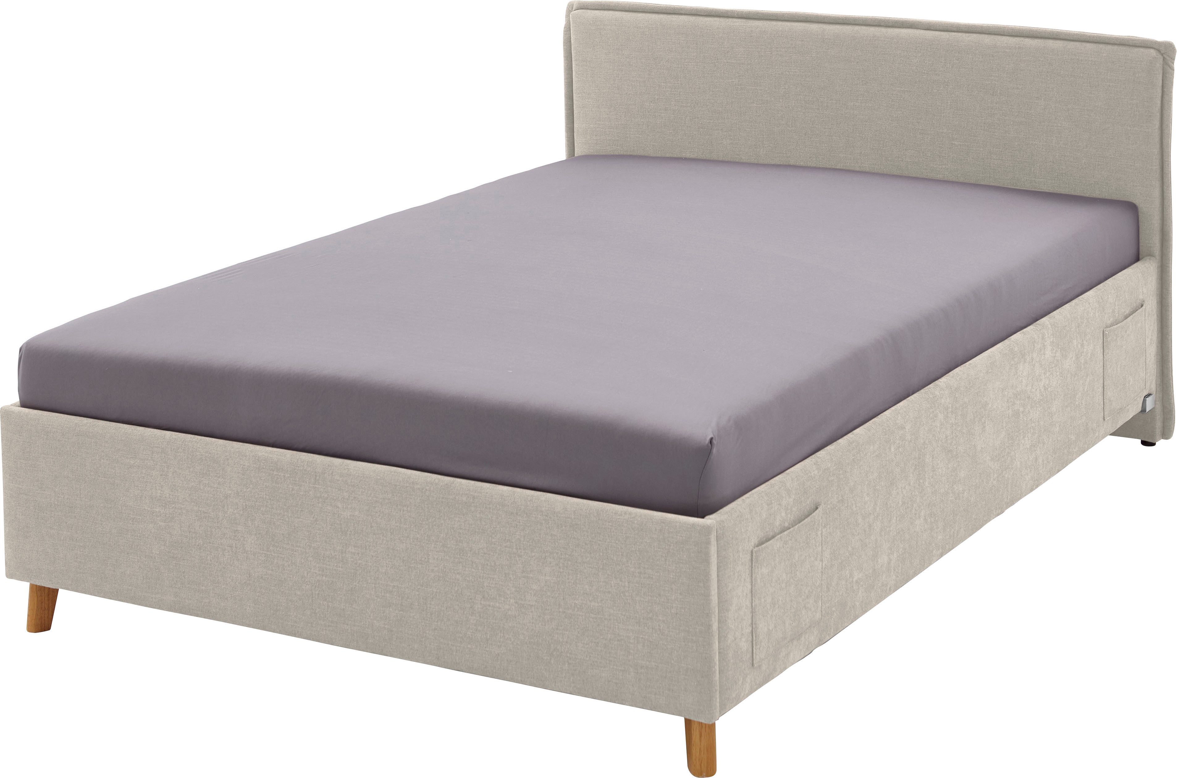 meise.möbel Kinderledikant Fun Bekleed bed naar keuze met bedkist, tienerbed inclusief USB-aansluiting