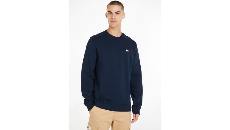 REG TJM EXT | CREW OTTO BADGE Tommy Plus makkelijk gevonden Sweatshirt Jeans