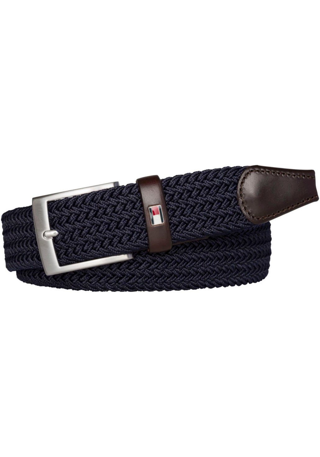 Tommy Hilfiger Stoffen riem New Adan Belt 3,5 cm NEW ADAN RIEM van gevlochten stretch-gurtbandweefsel