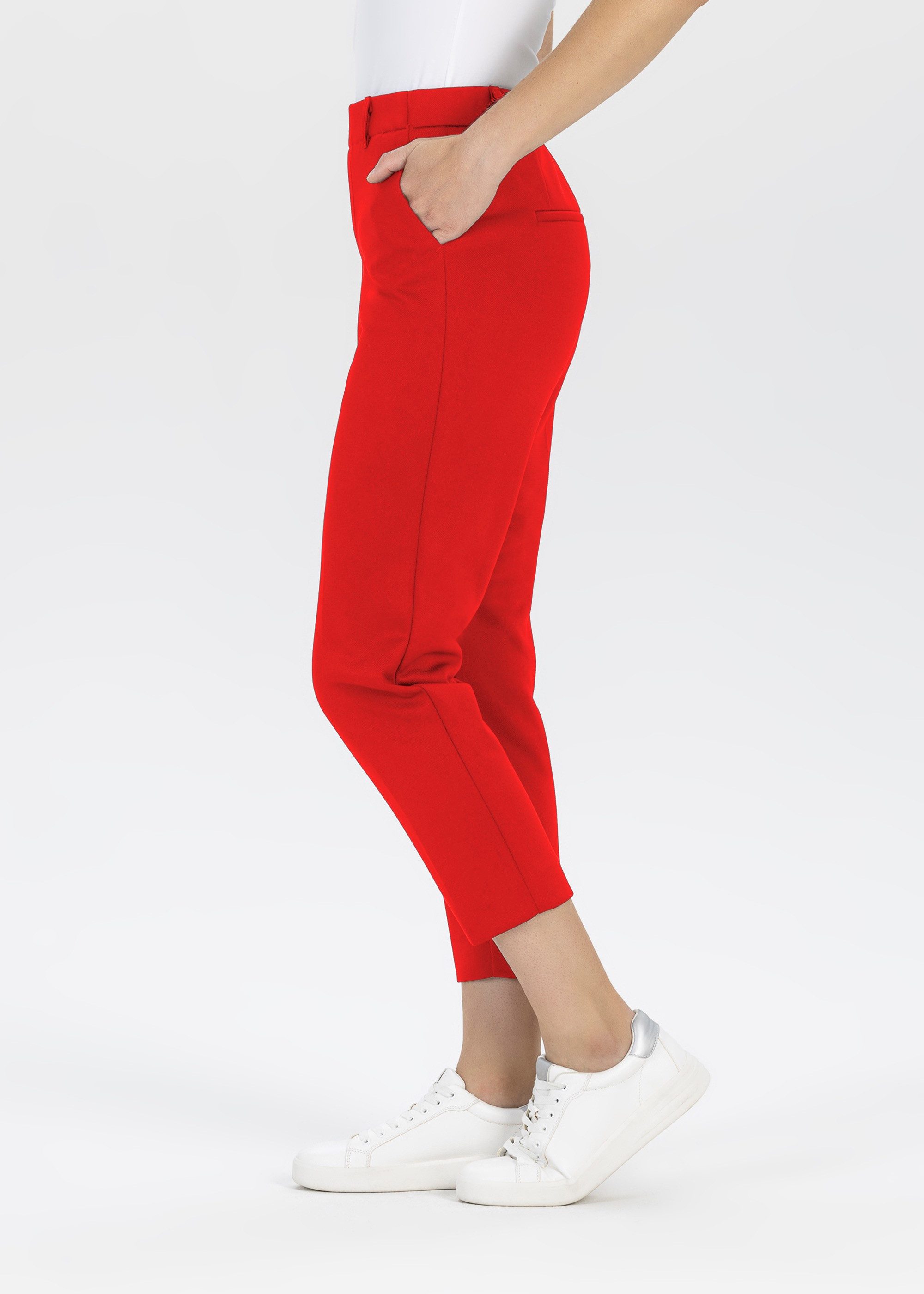 Stehmann Stoffen broek met elastische taille